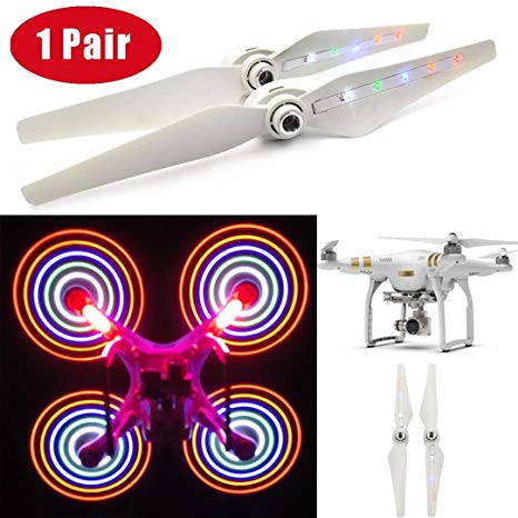 LED Flash 9450 Rechargeable Propellers for DJI Phantom 3 Xiaomi Mi Drone F450 Quadcopter