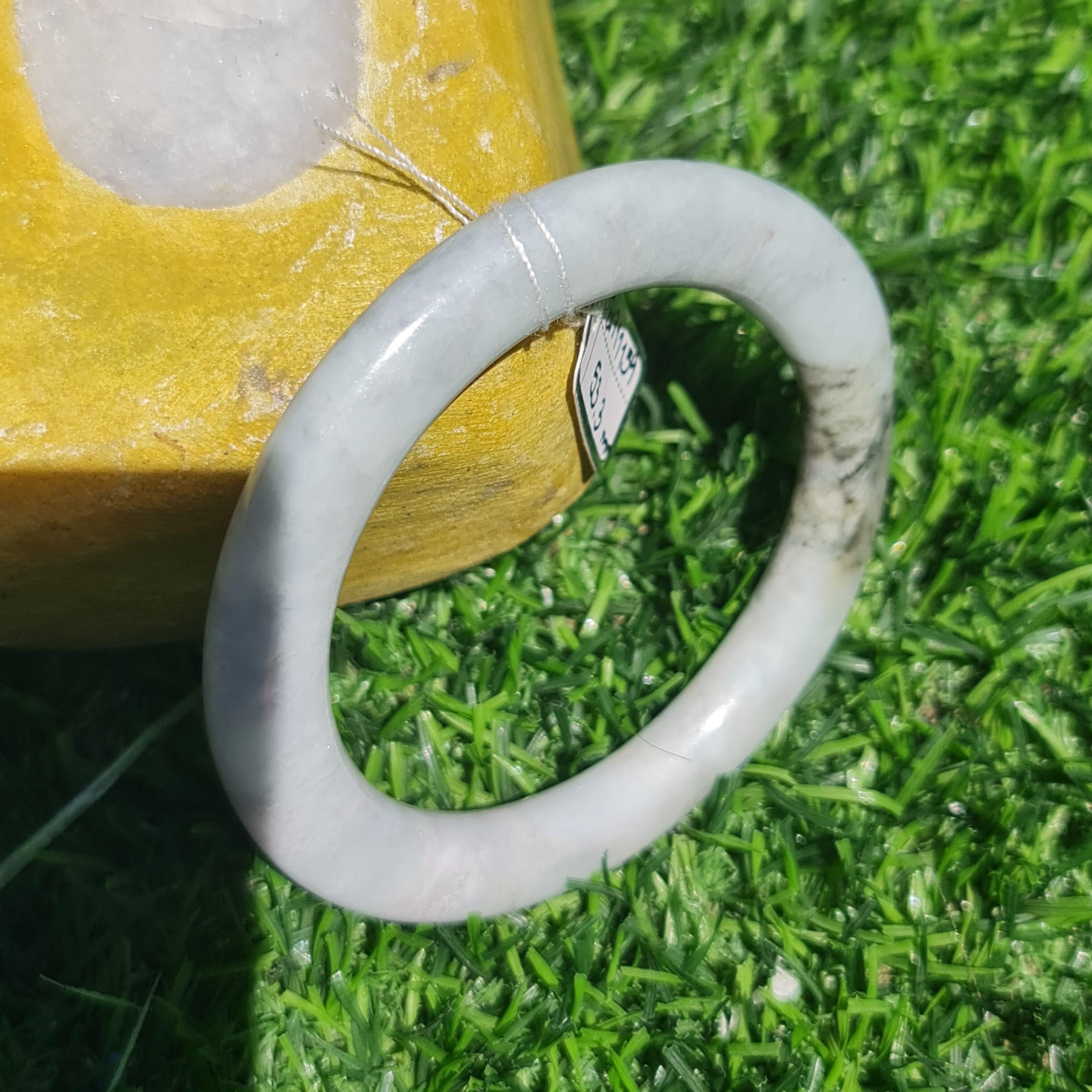 JB6711159 หยก พม่า แท้ Jade กำไลหยก 53.3 มม. (Jadeite bracelet) พม่า (Myanmar)