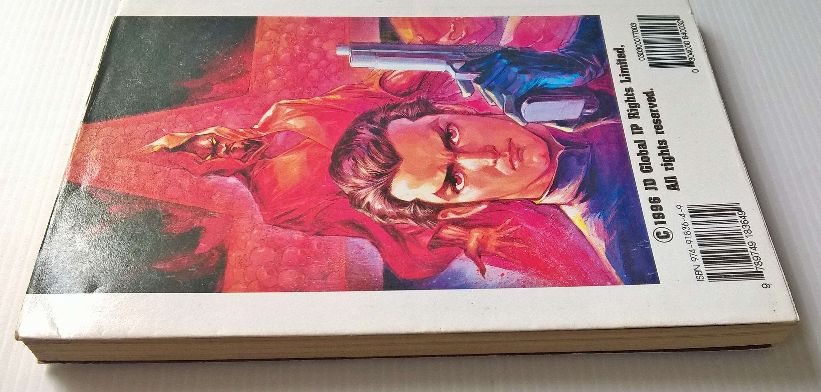 หนังสือการ์ตูนจีนเก่า รหัสประหาร 001 เล่ม3เรื่องและภาพโดย Tony Wong,Action Frame