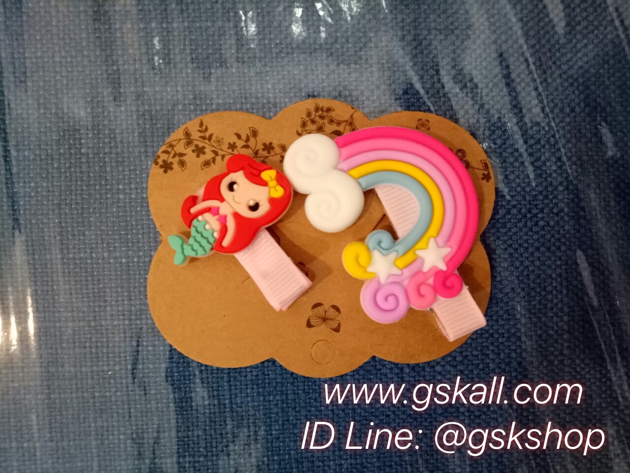 กิ๊บสายรุ้ง GSK SHOP กิ๊ฟช้อบถูกใจ สนใจกดสั่งซื้อเลย