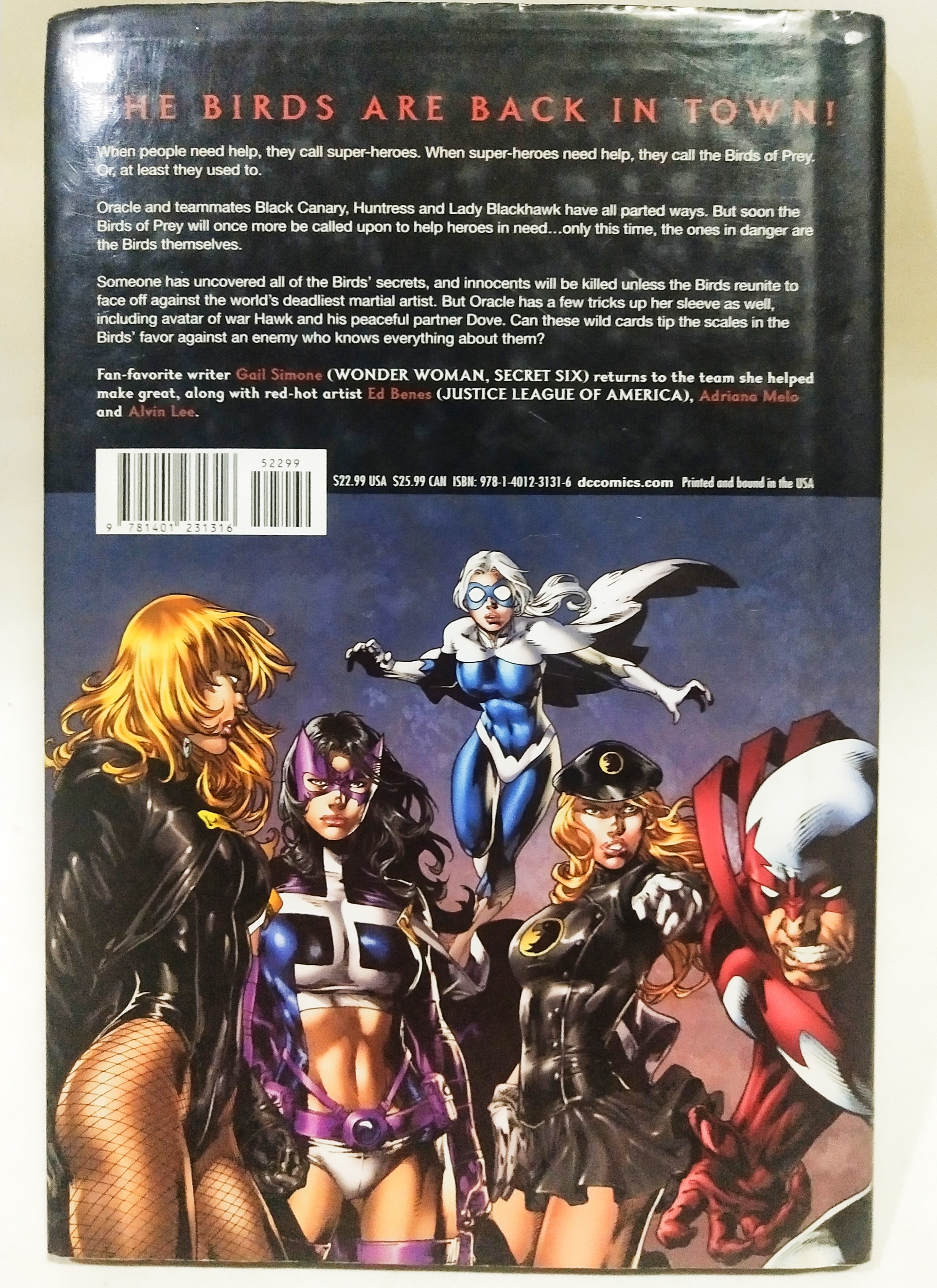 มือ2,หนังสือภาพสีการ์ตูนค่ายดีซีคอมิคส์ เบิร์ดออฟเพรย์ Bird_of_Prey ฉบับภาษาอังกฤษ หนังสือปกแข็ง มีปกนอก สภาพดี