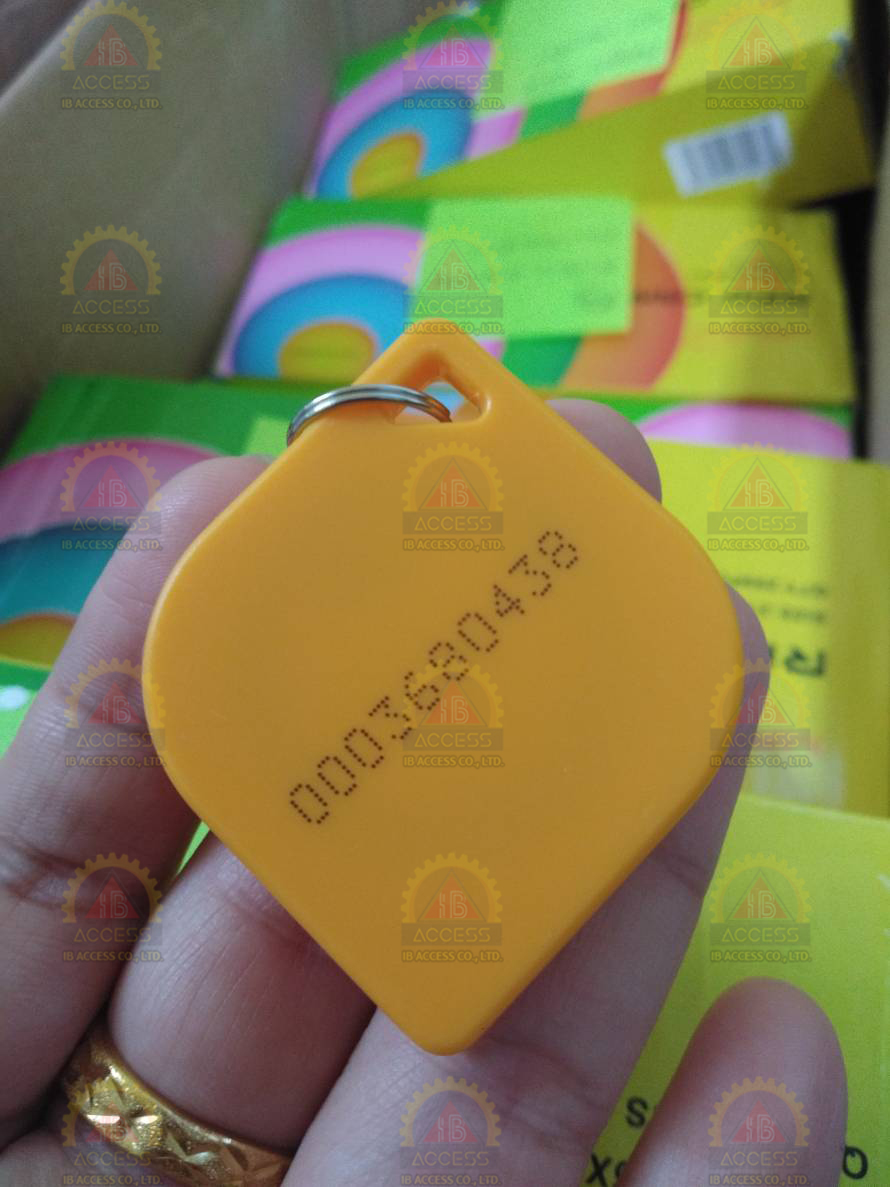 พวงกุญแจคีย์การ์ด Keytag ใบไม้ ID 125KHz. ยี่ห้อ Mango