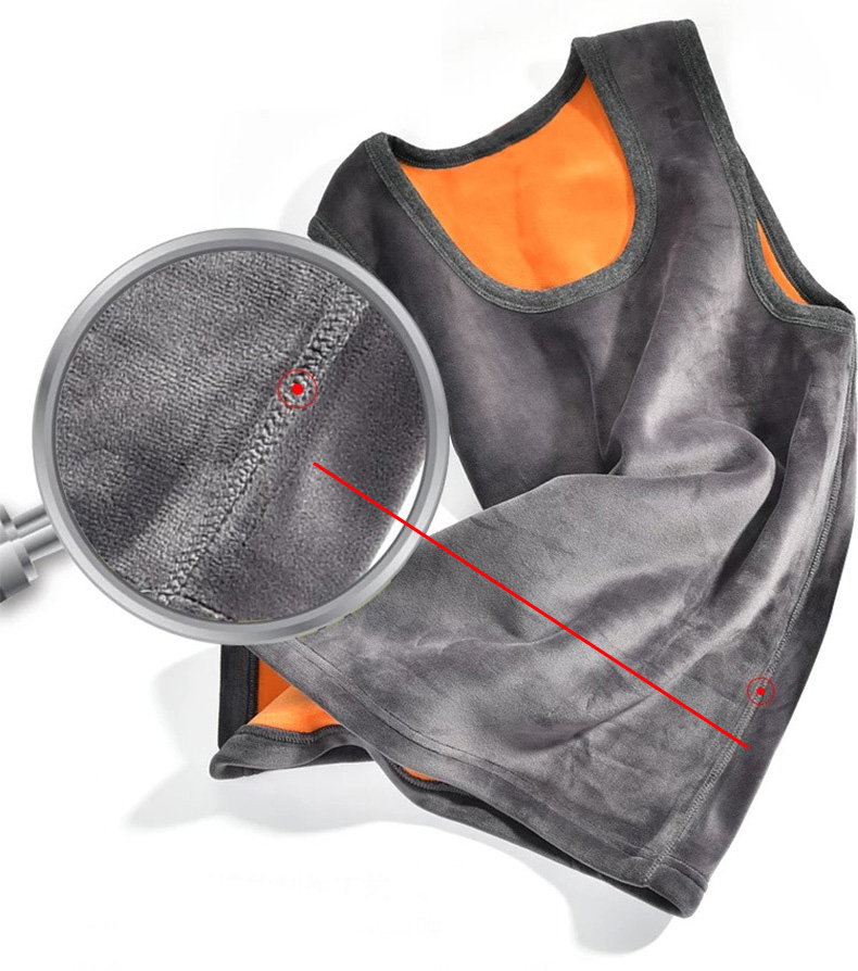 TANK TOP เสื้อแขนกุดซับขนอบอุ่นพิเศษ (10291MM)