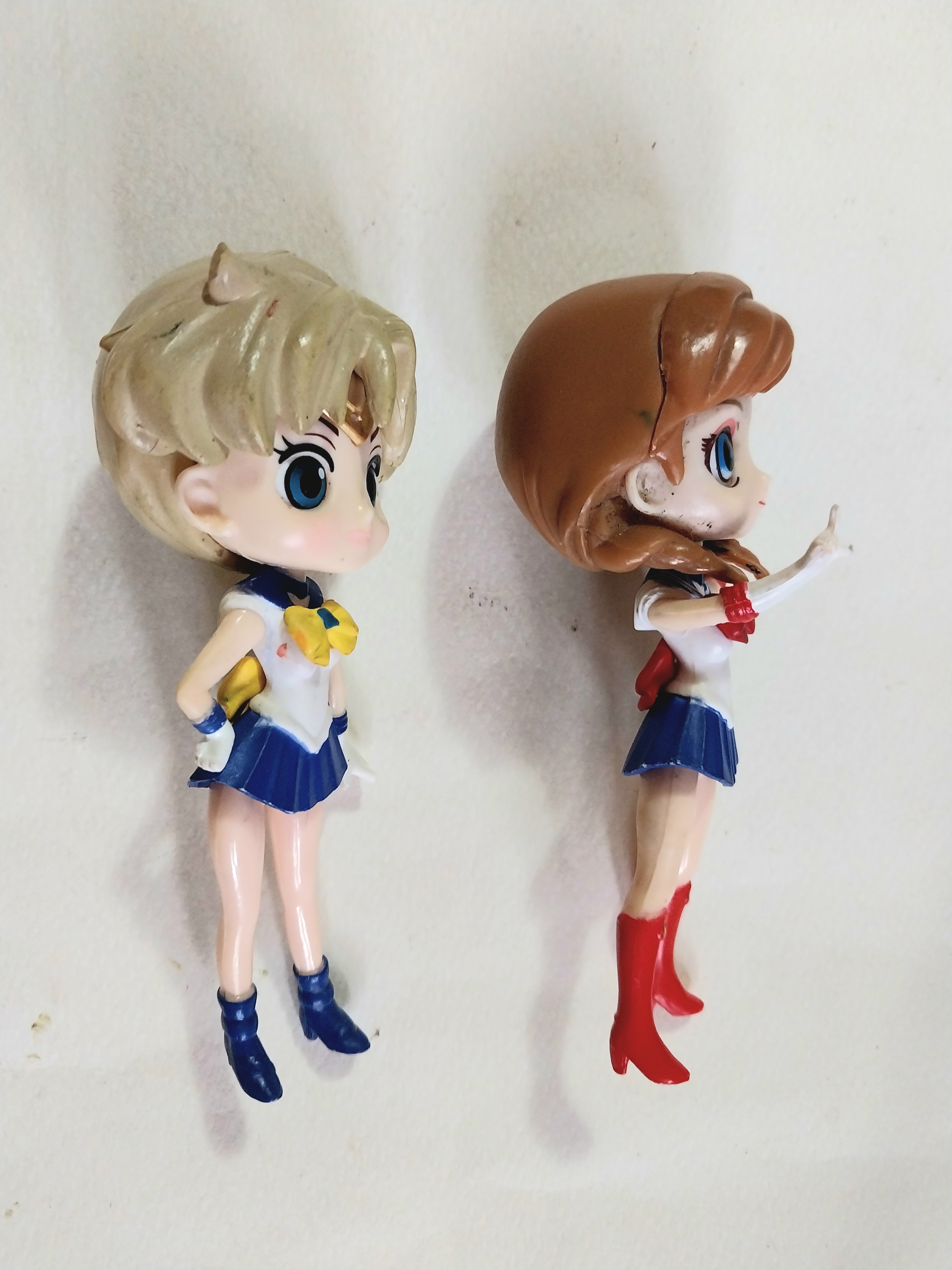 ขายคู่ เซเลอร์มูน(หัวแอนนา) กับ เซเลอร์ยูเรนัส** ไม่มีปั๊ม-ไม่มีฐาน** ขนาดประมาณ 10 ซม. ตามภาพ