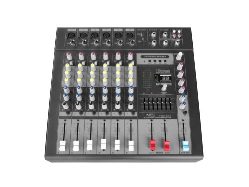 NTS PMU-601 เพาเวอร์มิกเซอร์ 6 แชนแนล