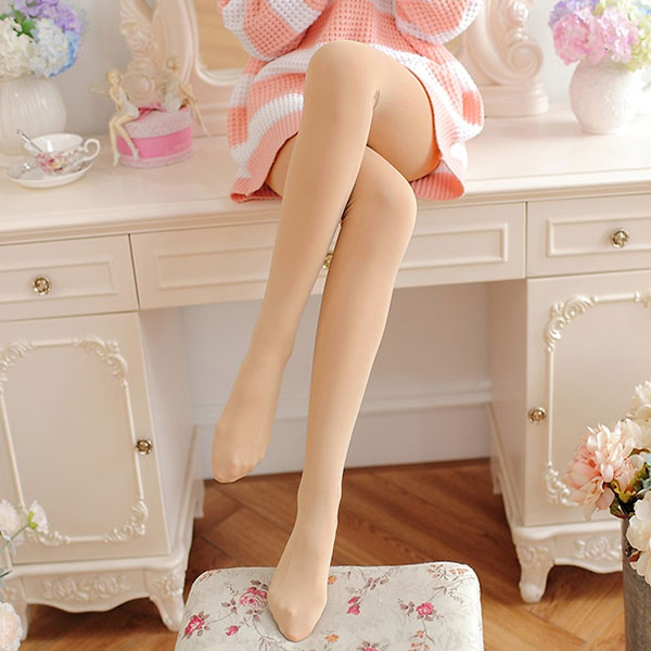 กางเกงเลกกิ้งสีเนื้อเกรดพรีเมี่ยม ซับแคชเมียร์ใส่กันหนาวติดลบ (11956L)