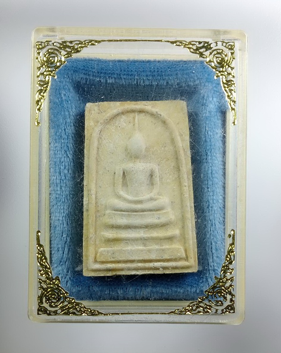 ก916 พระสมเด็จทิพย์มงคล (ผสมไม้ช่อฟ้า วัดระฆังฯ) วัดเจ้าอาม กรุงเทพฯ ปี2535