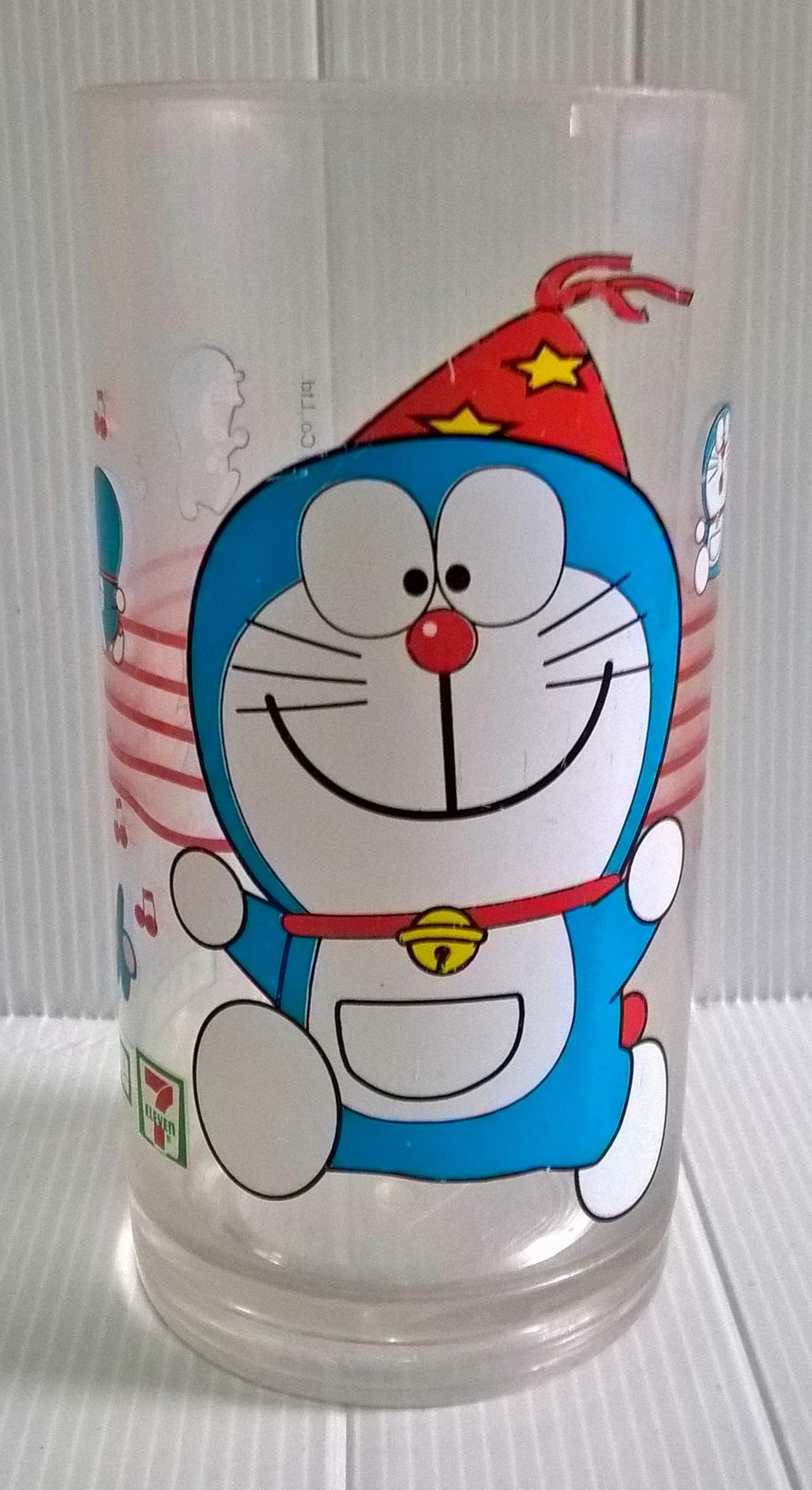 แก้วน้ำพลาสติกใสลายโดราเอม่อน(Doraemon),สำหรับผู้สะสมโดราเอม่อน แก้วมีตำหนิ โปรดตรวจสอบทุกภาพ ไม่เหมาะกับการใช้งาน