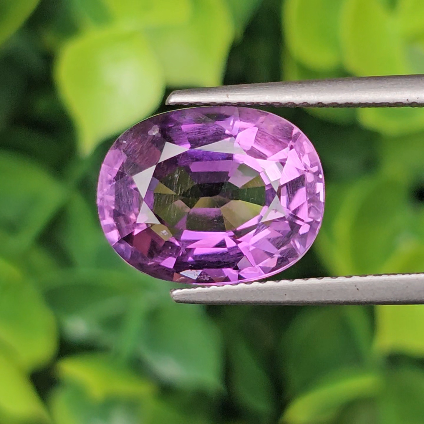 พลอย อเมทิส Amethyst 7.22 กะรัต (Cts.) พลอยแท้ อัญมณีมงคลประจําวันเกิด เครื่องประดับพลอย