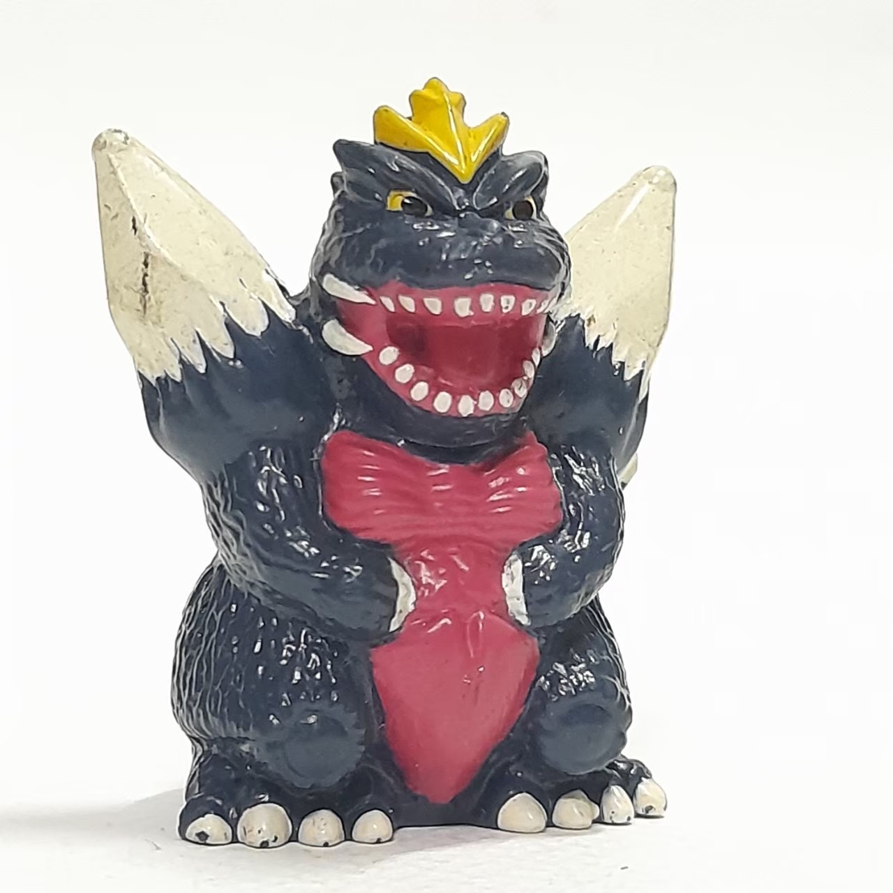 ฟิกเกอร์ยางตัน ขนาด2 นิ้ว สเปซก๊อตซิลล่า มือสองสภาพดีมีรอยบ้าง มีปั๊ม