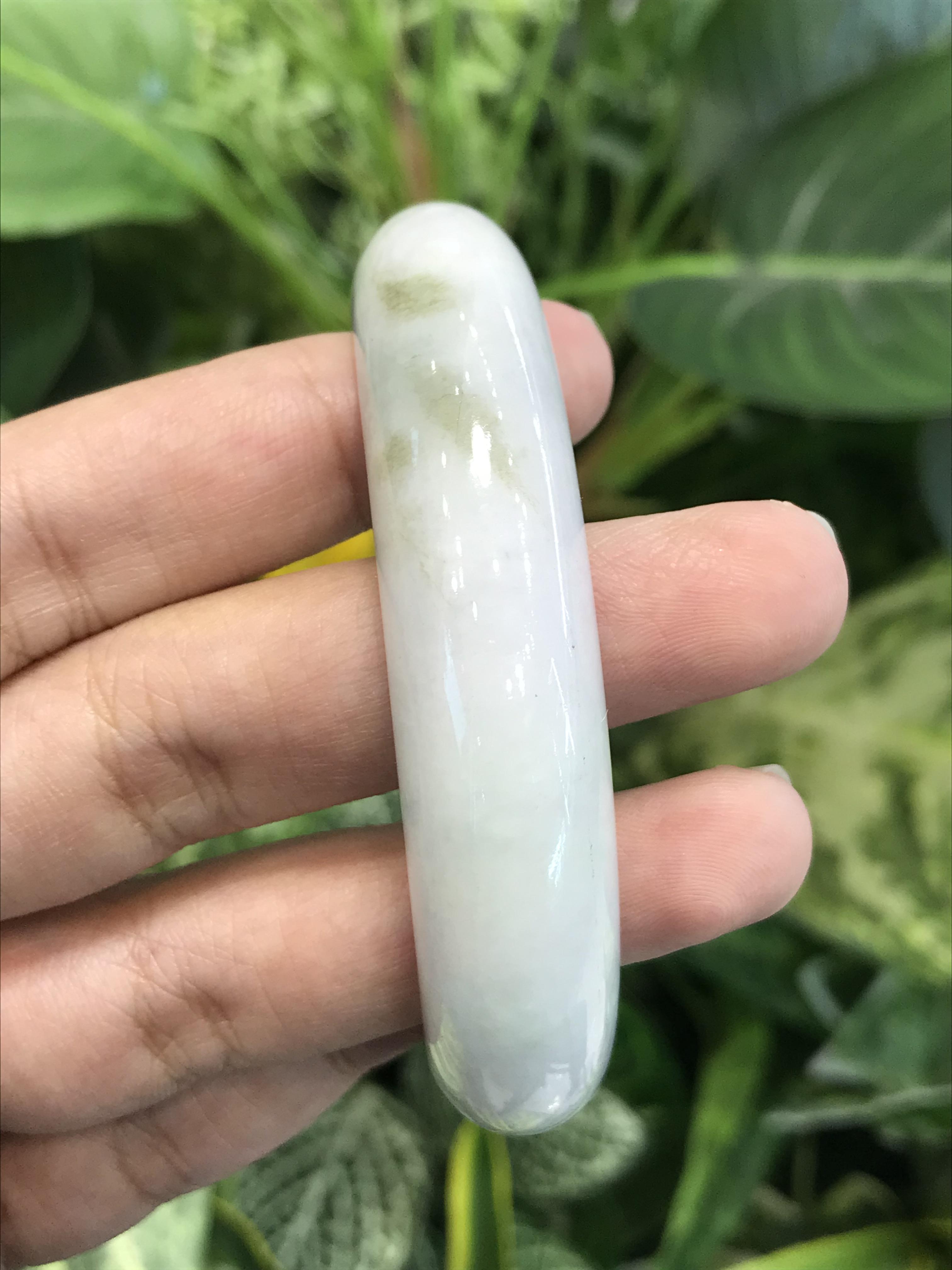 J05C0043 หยก พม่า แท้ Jade กำไลหยก 55 มม. (Jade bracelet) พม่า (Myanmar)