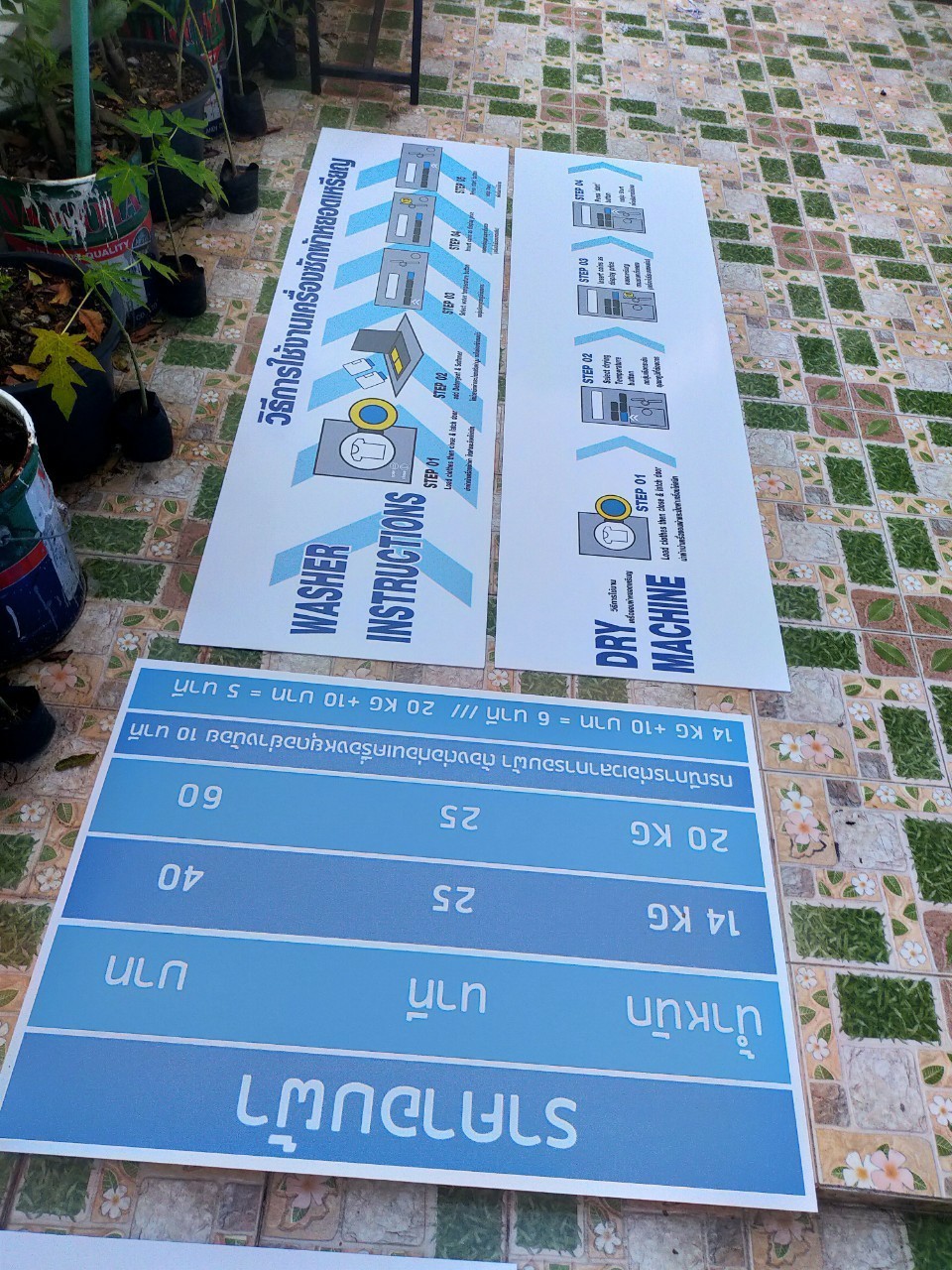 งานป้ายติดสติ๊กเกอร์