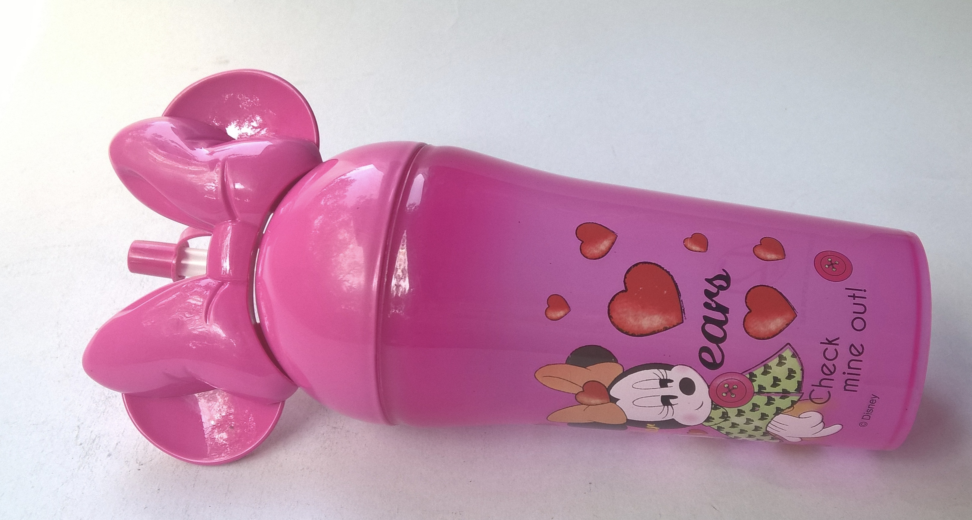 ของสะสม แก้วน้ำพลาสติก มินนี่เมาส์ Minnie Mouse สีชมพู งานพรีเมี่ยม ทเวลพลัส