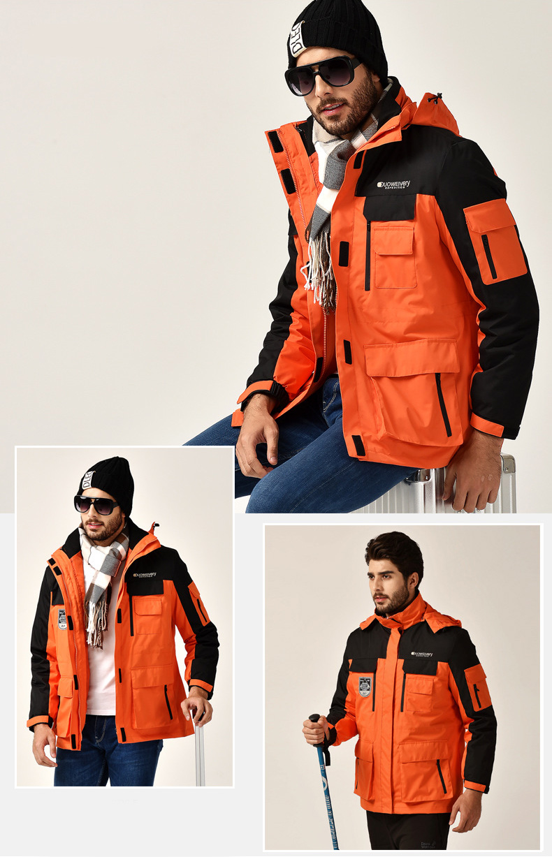 เสื้อโค้ทสองชั้นกันหนาว กันลม ดีไซน์สปอร์ต (10244MM)