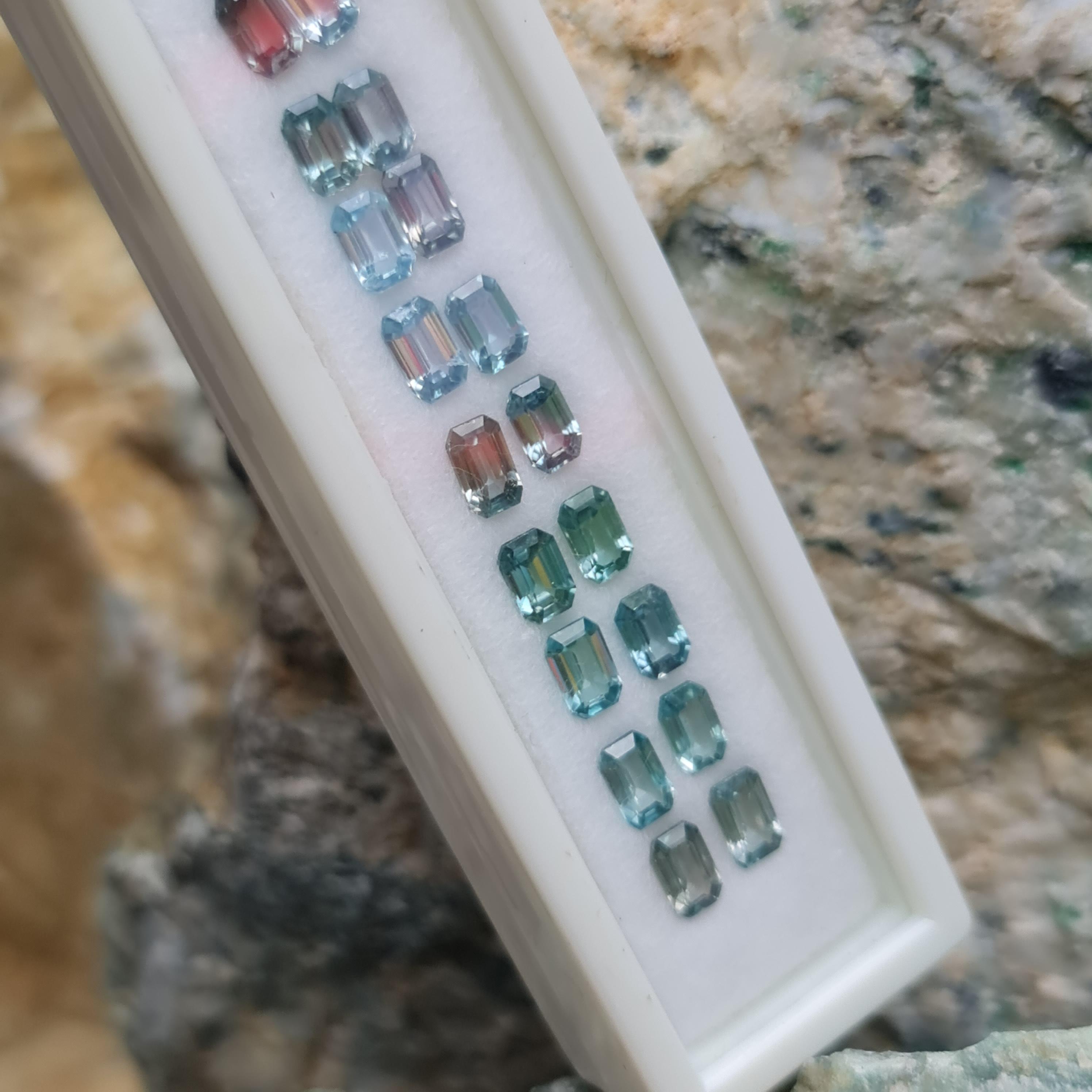 พลอย เพทาย Natural Zircon 26 เม็ด 20.60 กะรัต (Cts.) พลอยแท้ อัญมณีมงคลประจําวันเกิด เครื่องประดับพลอย