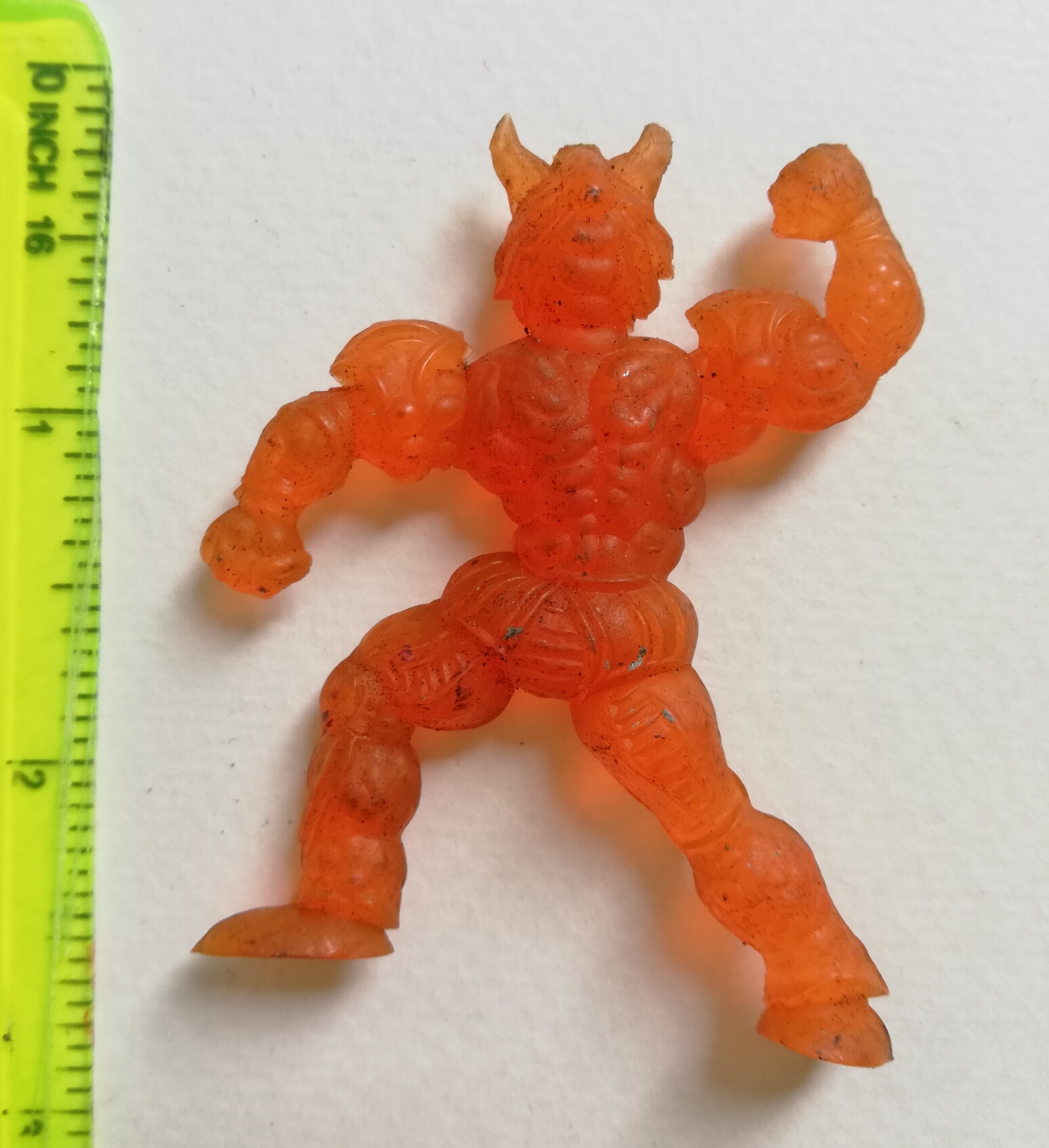 ตุ๊กตุ่น แอ๊นท์ 2.5" Ants ตุ๊กตุ่นยางสีส้ม