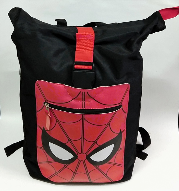 กระเป๋าเป้ลาย สไปเดอร์แมน โฮมคัมมิ่ง Spiderman Home Coming หน้า 4เหลี่ยม ขนาดประมาณ 21"*14",ของแท้,ใหม่, มีป้าย