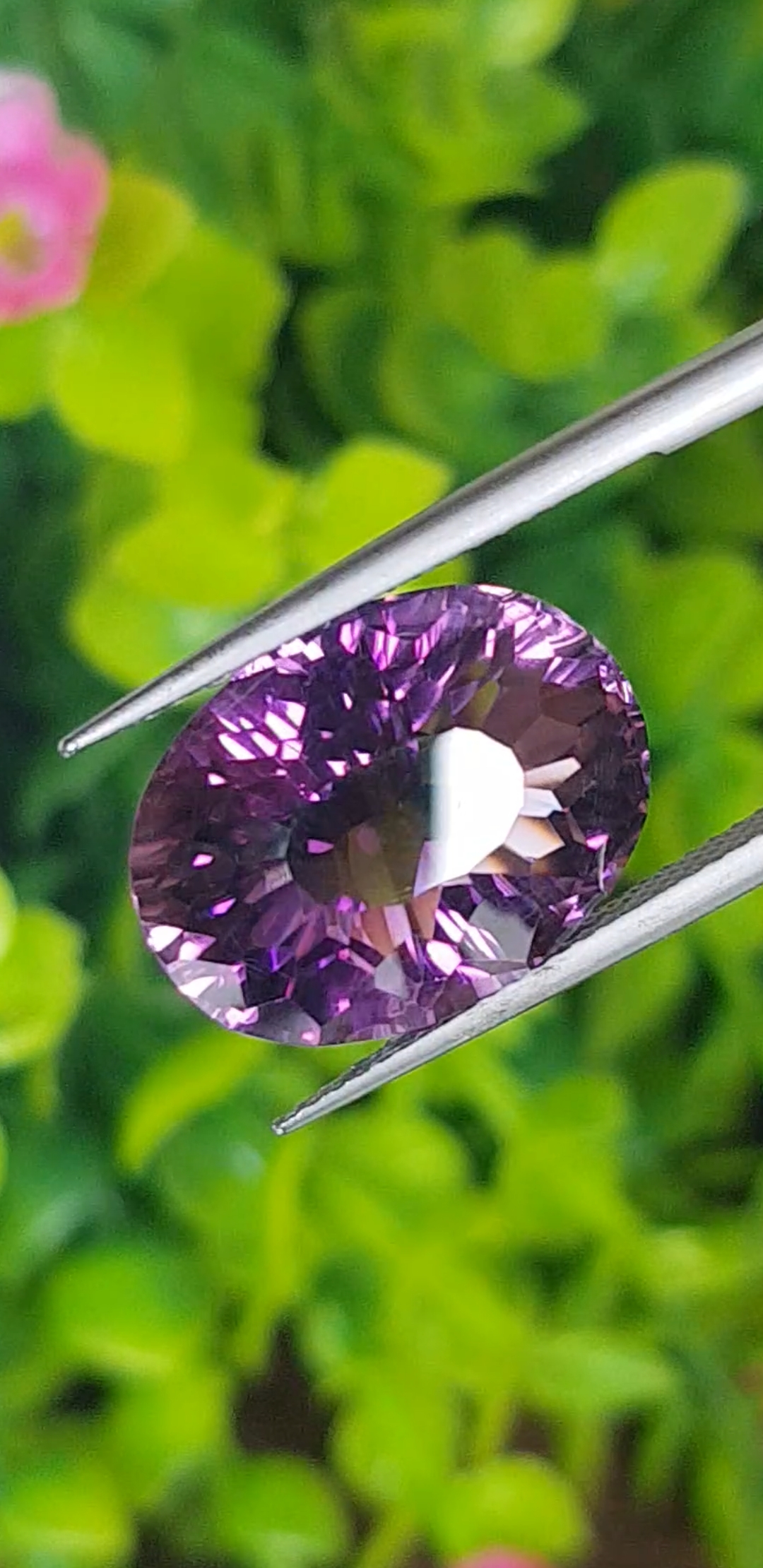 พลอย อเมทิส Amethyst 10.80 กะรัต (Cts.) พลอยแท้ อัญมณีมงคลประจําวันเกิด เครื่องประดับพลอย