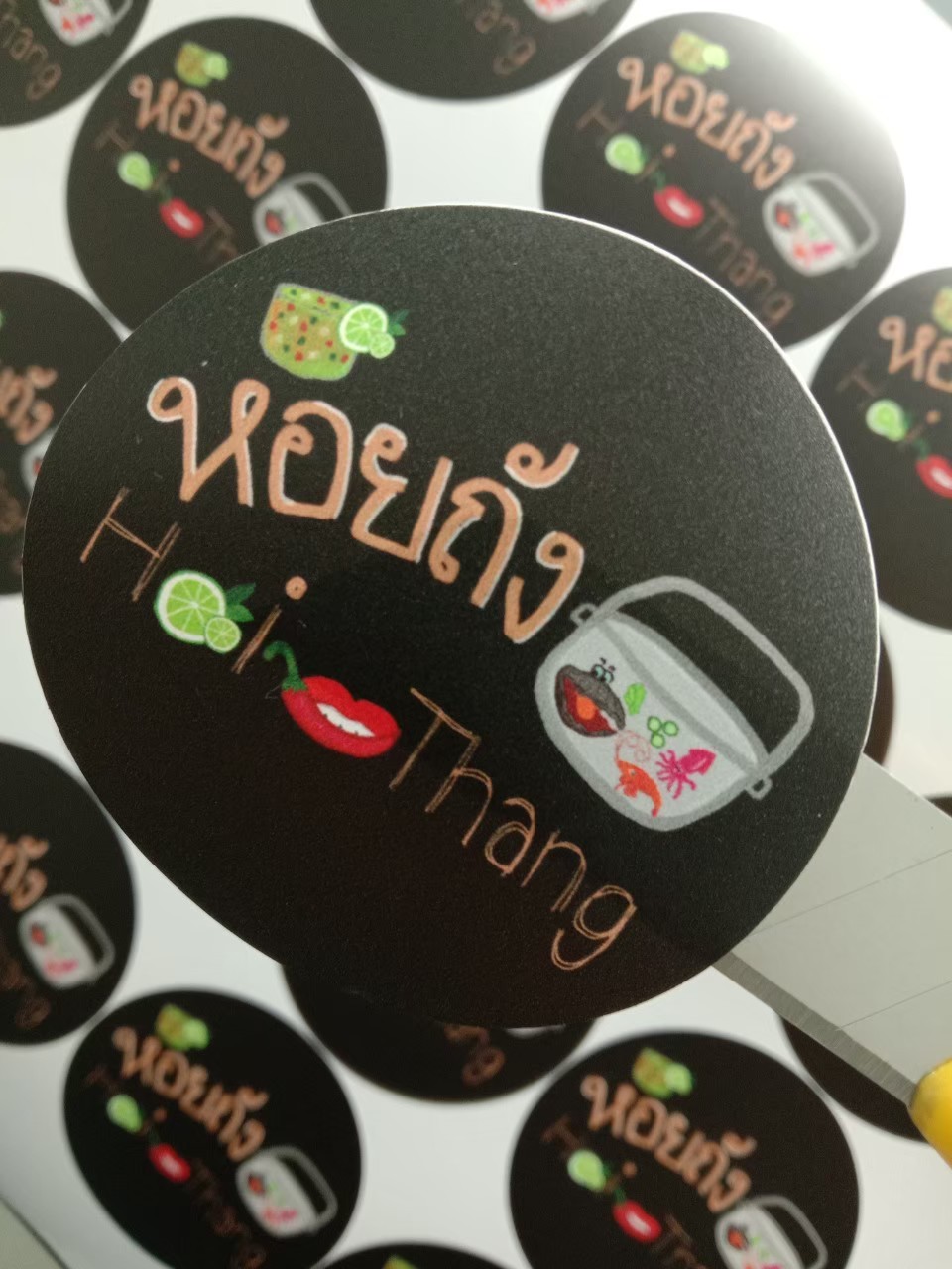 งานสติกเกอร์ไดคัท