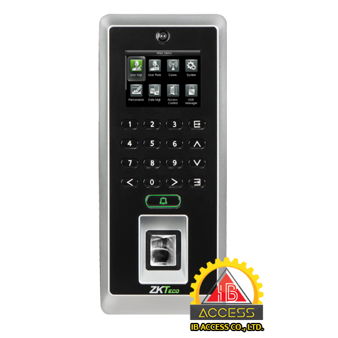 เครื่องสแกนลายนิ้วมือ ยี่ห้อ ZKTeco รุ่น F21 รองรับระบบ Access Control