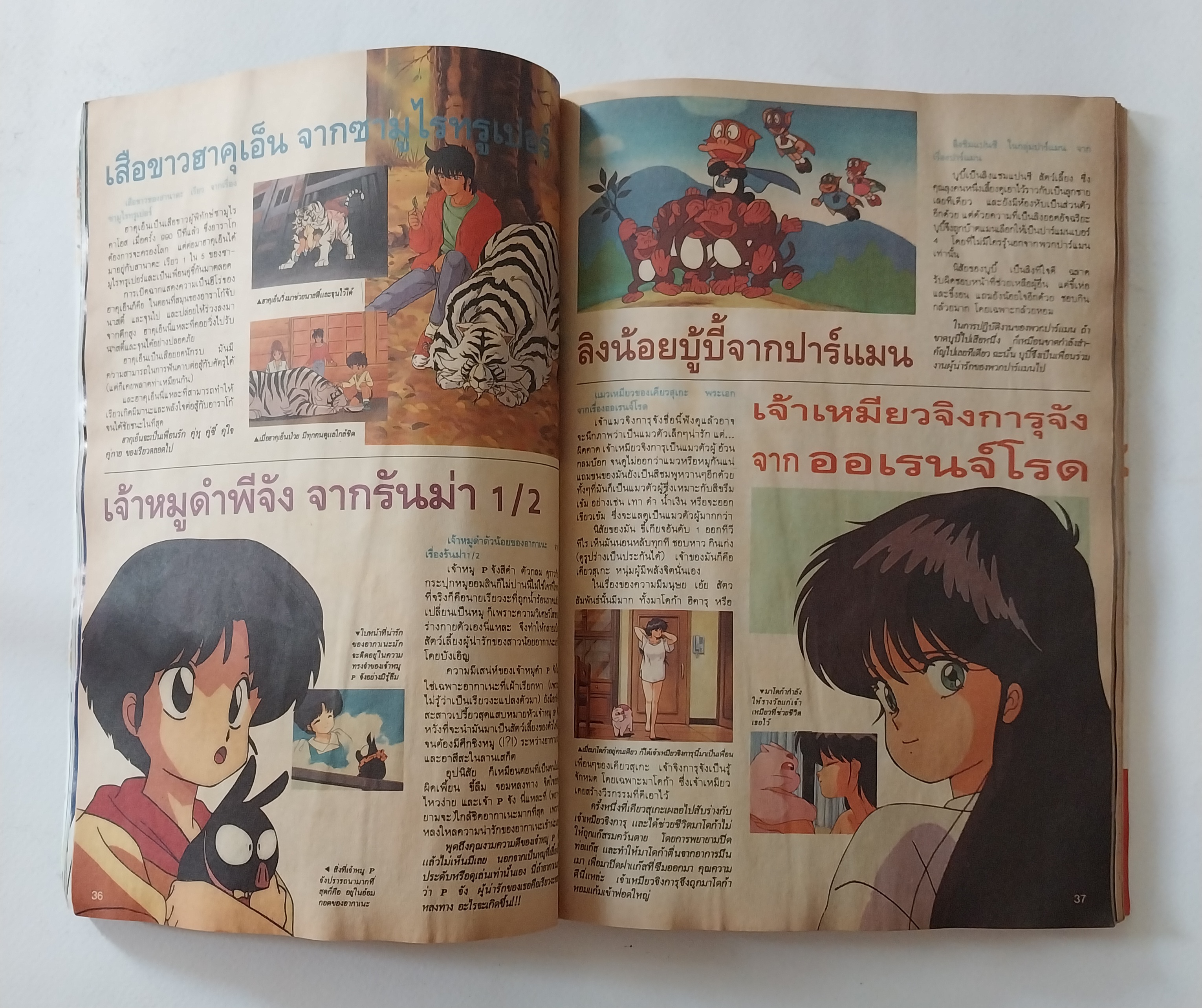 มือสอง มีหลายภาพ, ** มีตำหนิโปรดดูทุกภาพ ,หนังสือทีวีแมกกาซีน อนิเมชั่น Magazine ปีที่ 2 ฉบับที่ 23 Volume 2