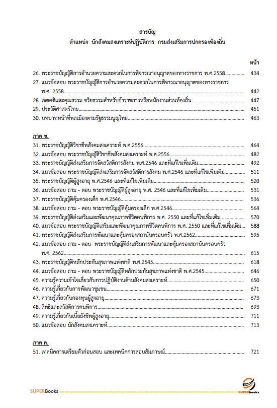 แนวข้อสอบ นักสังคมสงเคราะห์ปฏิบัติการ กรมส่งเสริมการปกครองท้องถิ่น