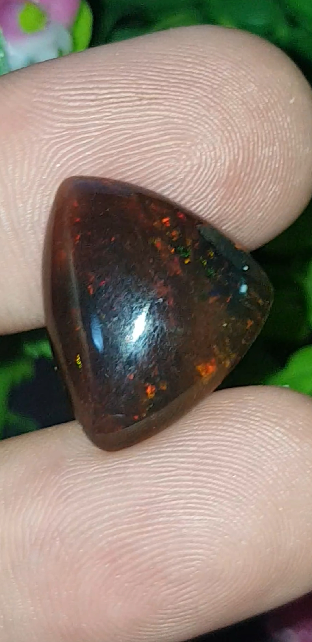 พลอย โอปอล Opal 8.14 กะรัต (Cts.) พลอยแท้ อัญมณีมงคลประจําวันเกิด เครื่องประดับพลอย