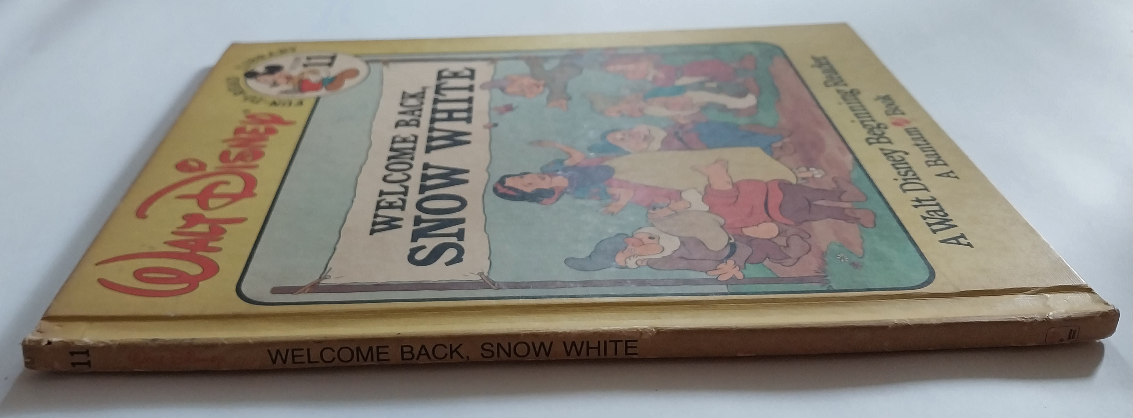 หนังสือนิทานเก่าจาก Walt's Disney ฉบับภาษาอังกฤษ สโนว์ไวท์, Welcome Back Snow White,A Walt Disney Beginning Reader ,A Bantam Book