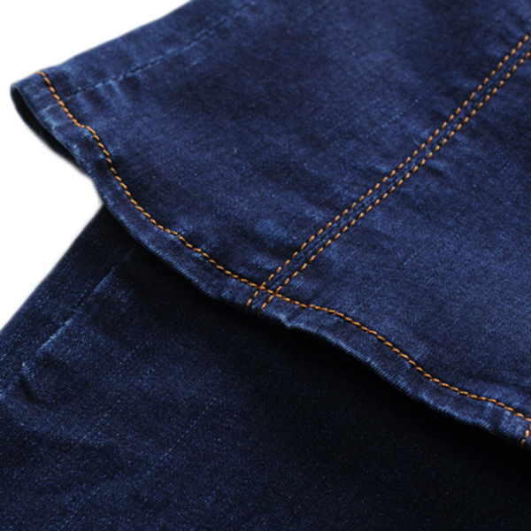 กางเกงกระโปรงยีนส์แฟชั่น เอวสูง ทรงสกินนี่ขายาว (12180X)