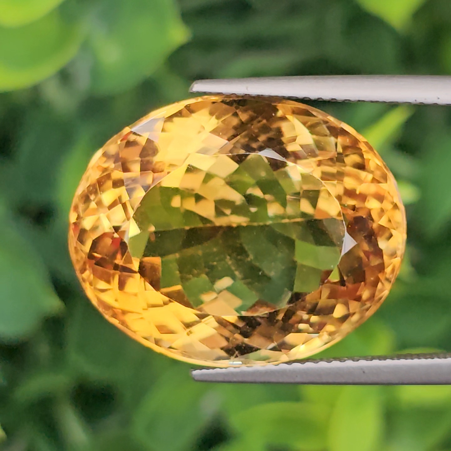 พลอย ซิทริน Citrine 32.66 กะรัต (Cts.) พลอยแท้ อัญมณีมงคลประจําวันเกิด เครื่องประดับพลอย