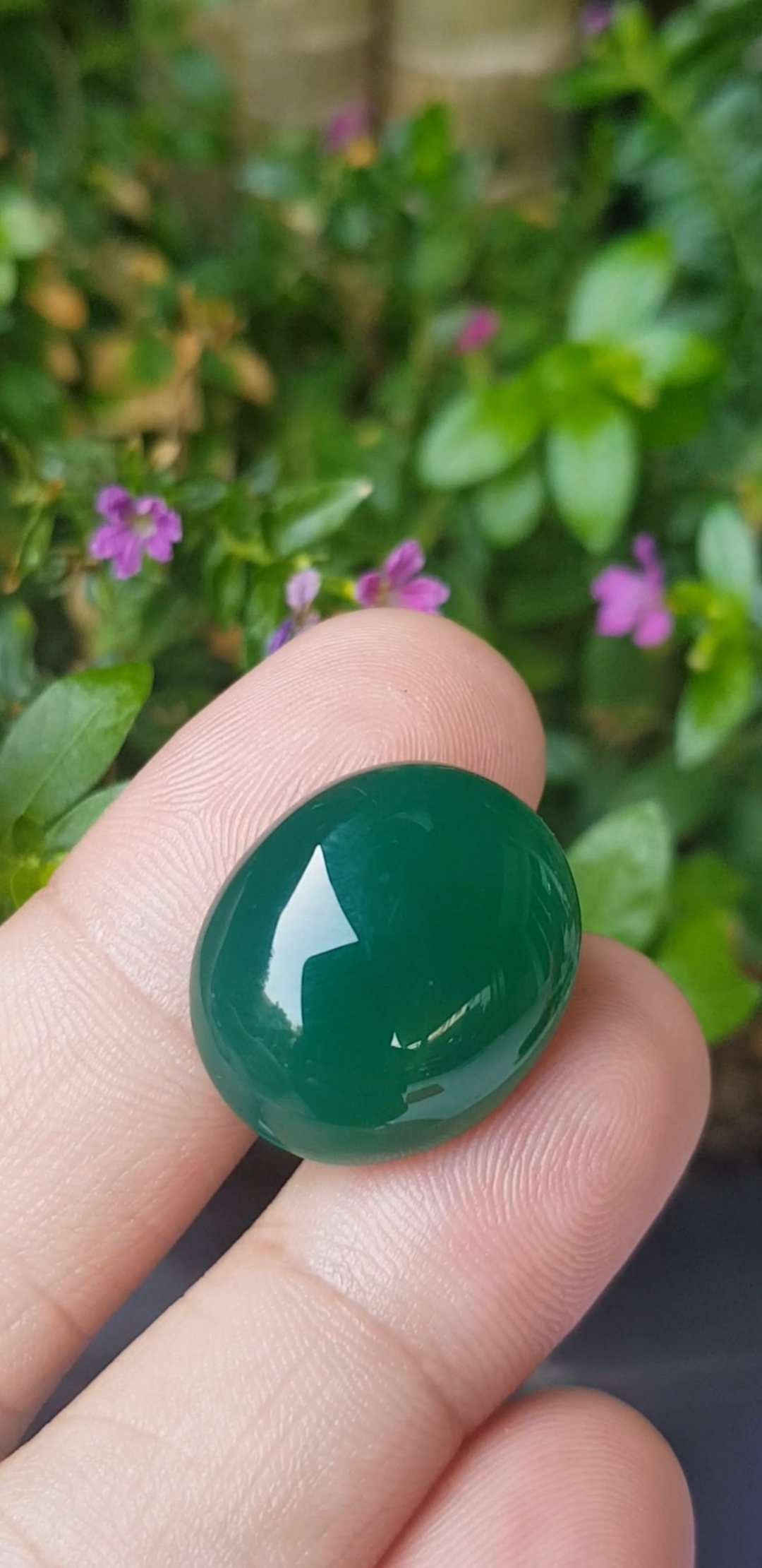 พลอย โมรา Natural Chalcedony 21.5 กะรัต (Cts.)