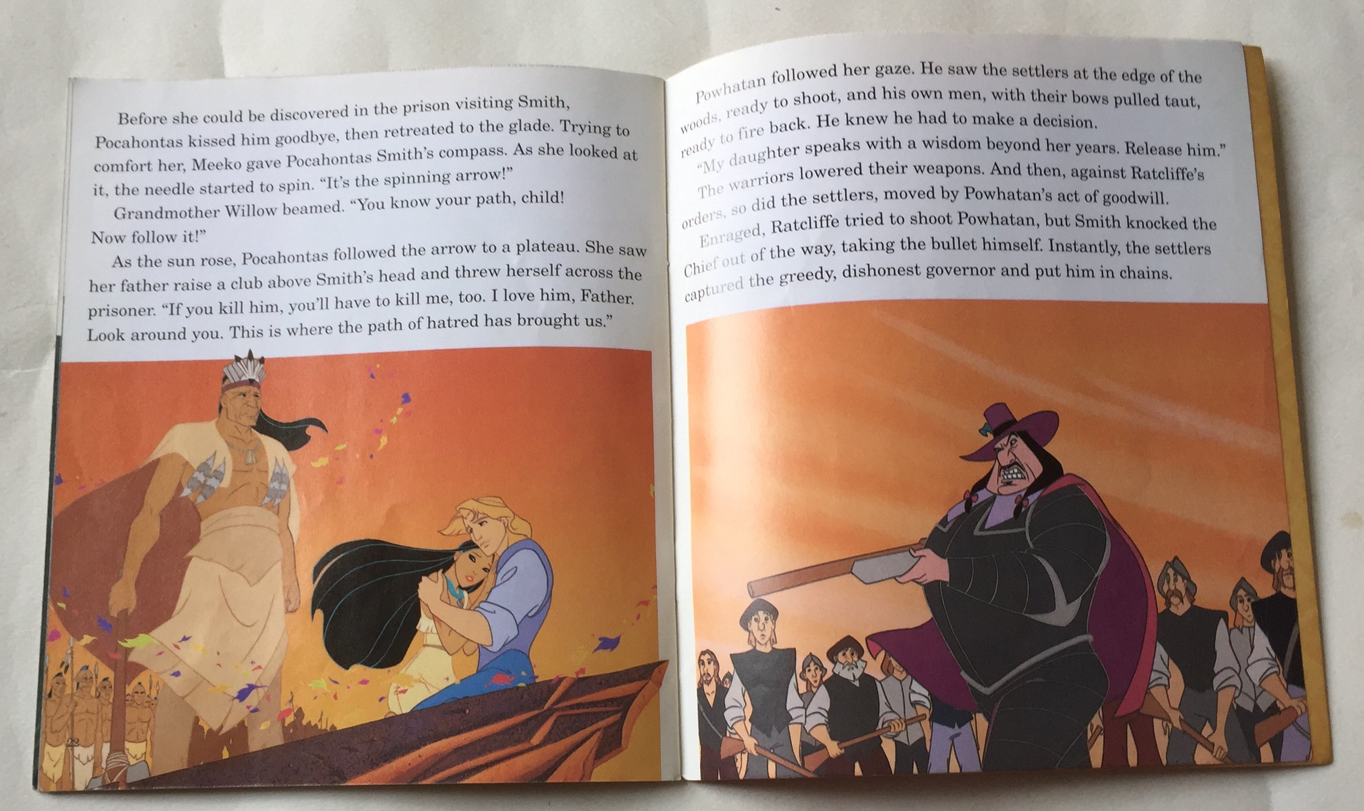 หนังสือนิทานเก่าจากเจ้าหญิงดิสนีย์ มีหลายภาพ,โพคาฮอนตัส Pocahontas