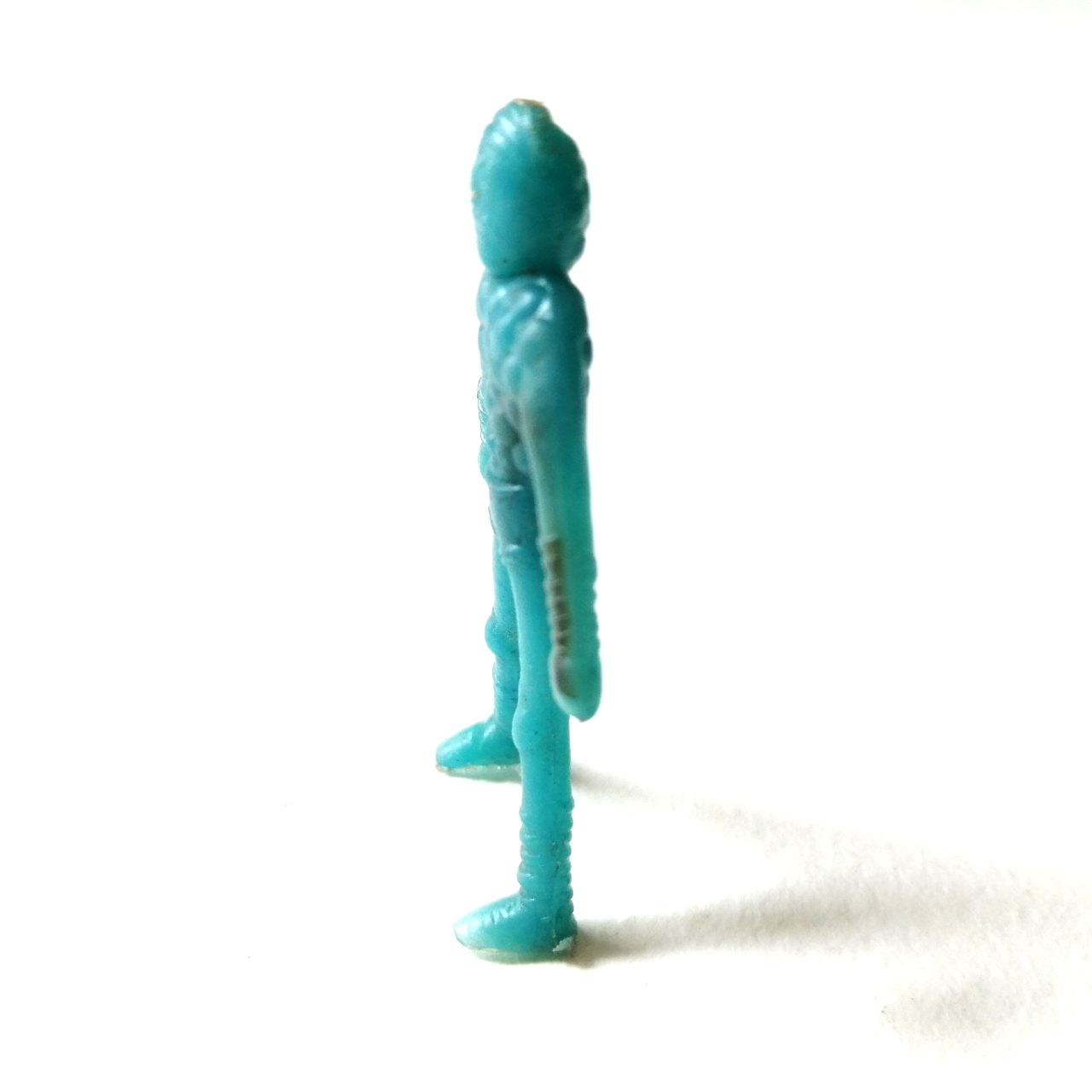 ตุ๊กตุ่นแอ๊นท์ถุงถั่ว คนมีจุด ขนาด 2.5 นิ้ว สีฟ้าออกใส งานเก่าหายาก สภาพดี