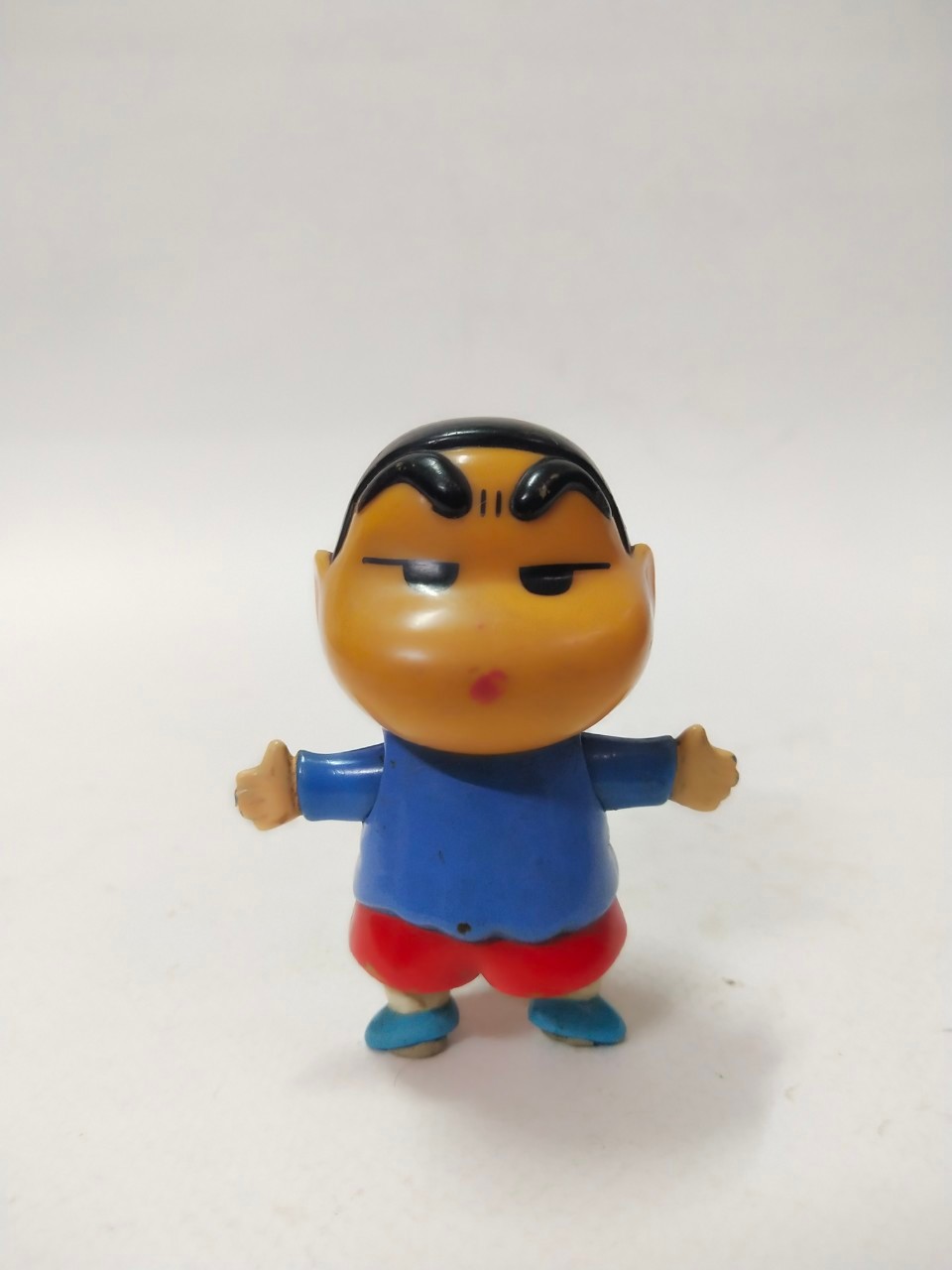 ตุ่นพลาสติก ชินจัง พรีเมี่ยม สุกี้MK งานเก่าเก็บสะสม มือสองตามสภาพ มีรอยบ้าง