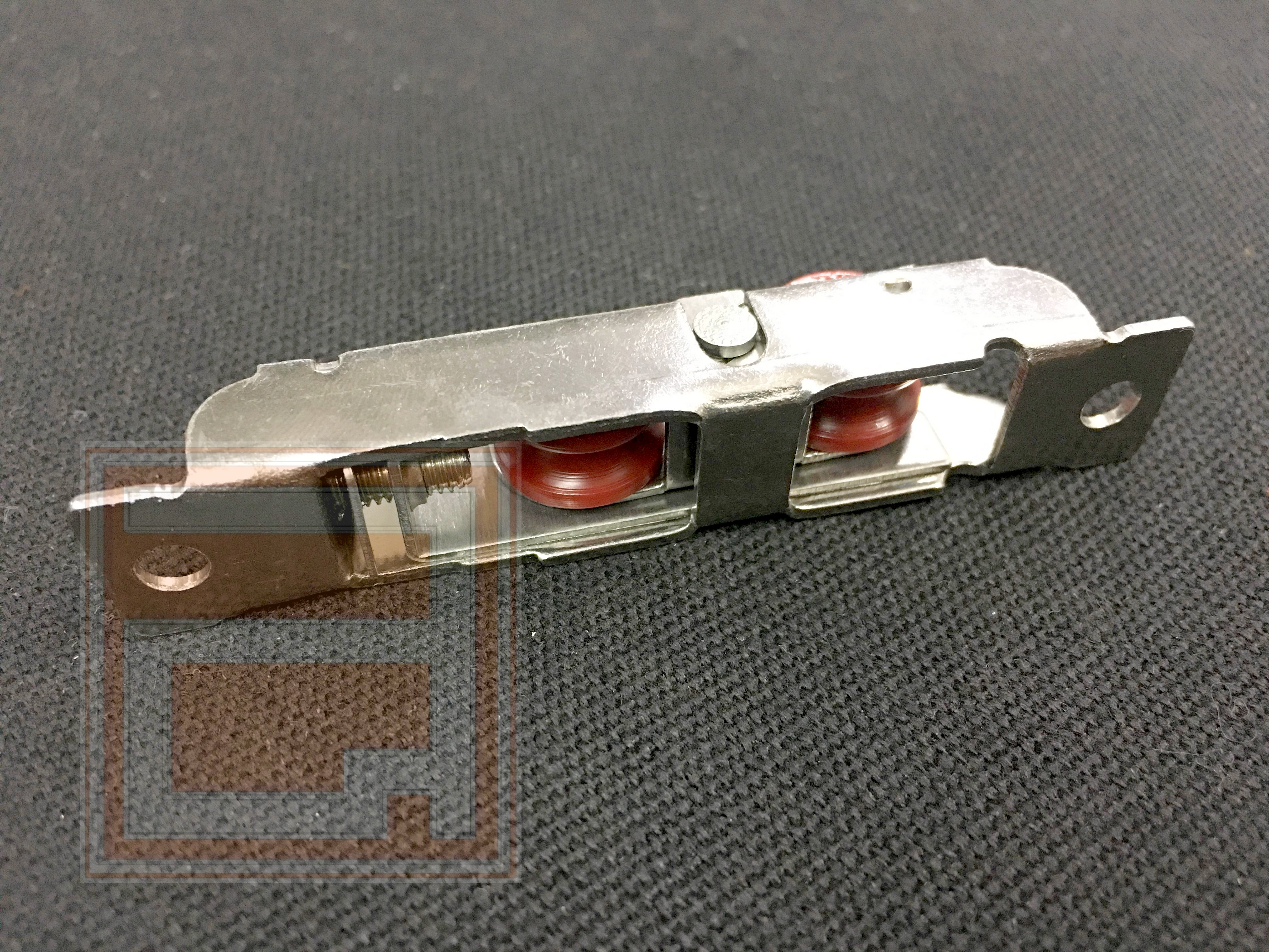 ล้อบานเลื่อน UPVC (ล้อแฝด) รุ่น 100 กก.