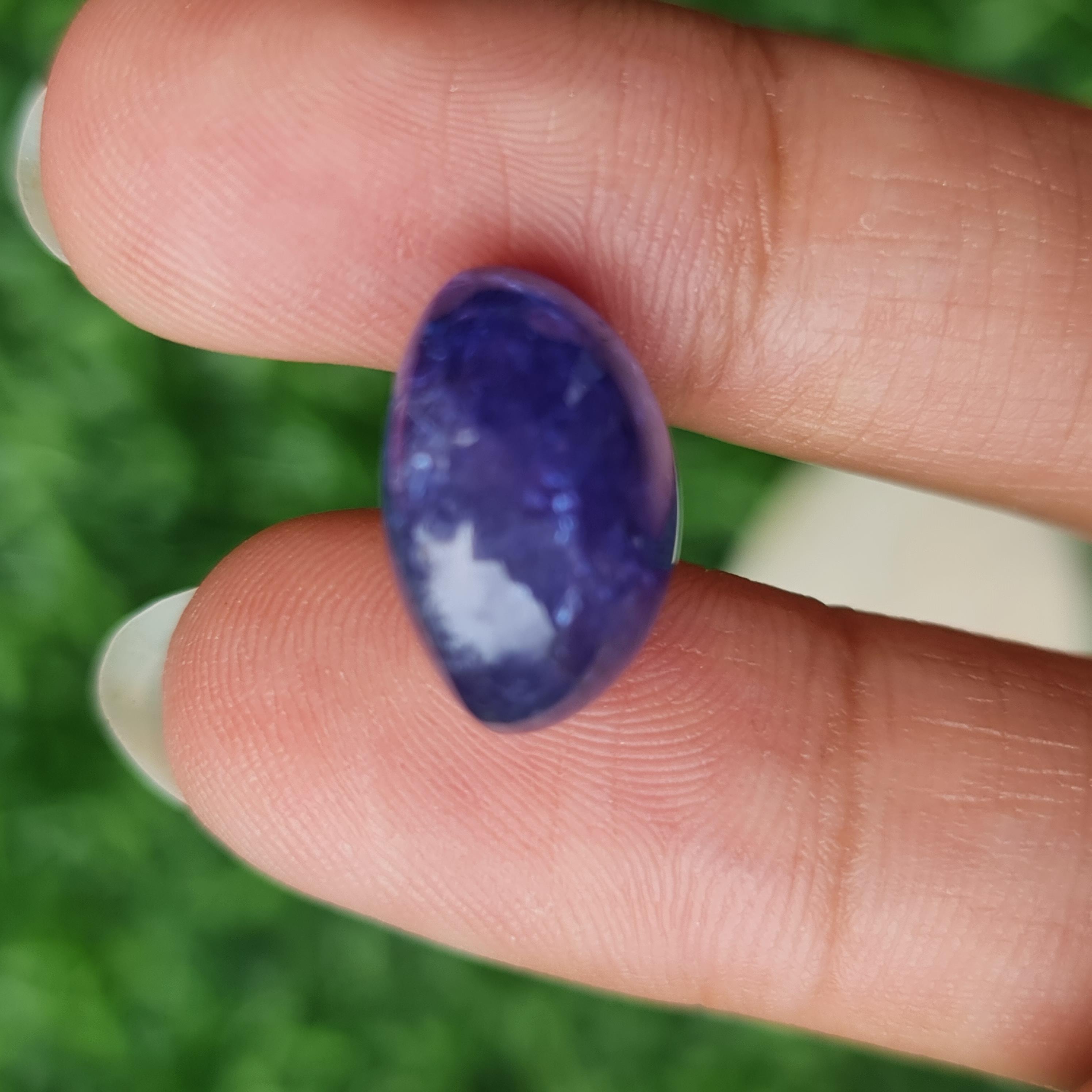 พลอย แทนซาไนท์ Tanzanite 15.79 กะรัต (Cts.) พลอยแท้ อัญมณีมงคลประจําวันเกิด เครื่องประดับพลอย