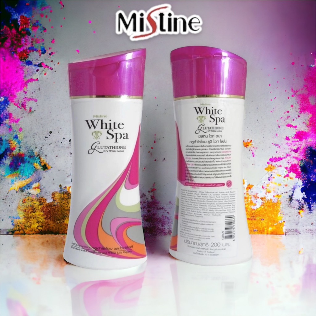 1 PV. Mistine White Spa Glutathione UV White Lotion 200 ml.