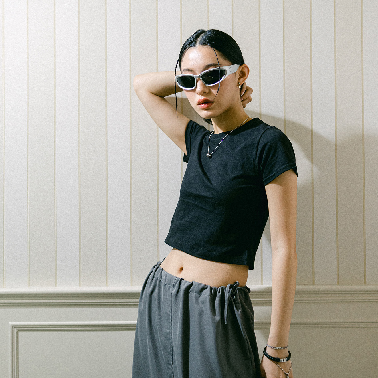 เสื้อยืด GILDAN 76T00L แซสซี่ ครอป