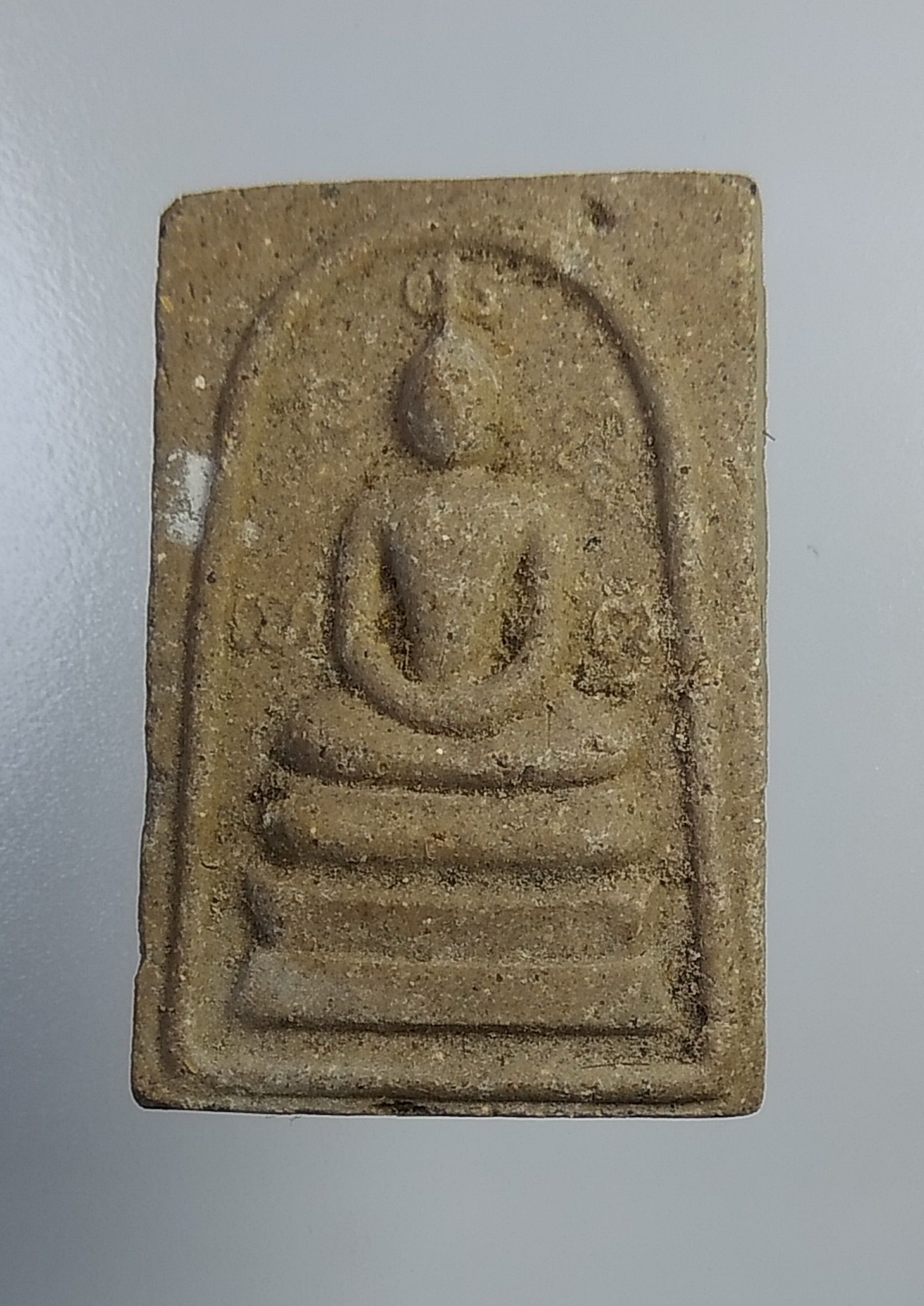 ผ093 พระสมเด็จ หลวงปู่เก๋ วัดปากน้ำ จ.นนทบุรี มีเส้นเกศาครับ