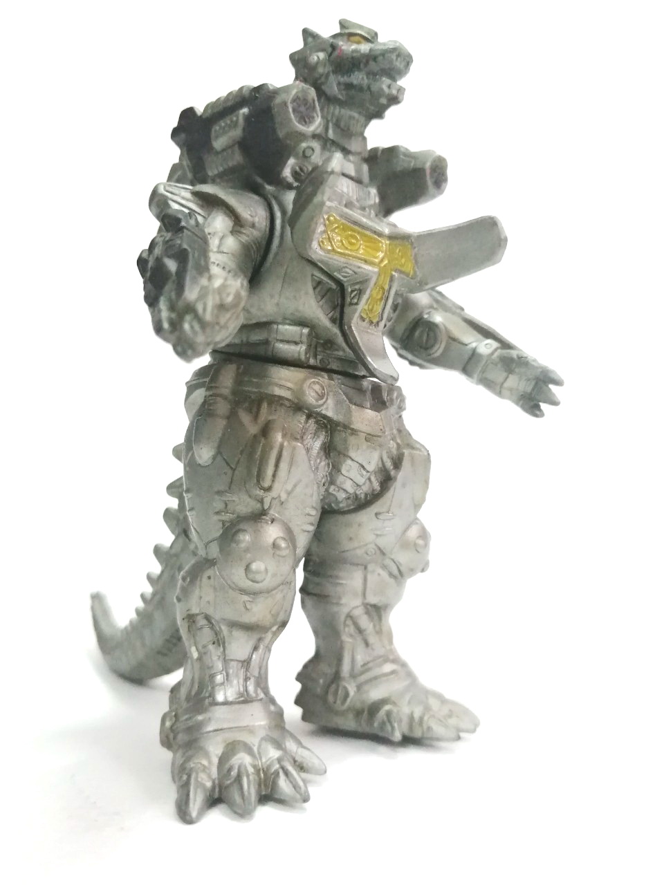 ซอฟ 4 นิ้ว เมก้าก๊อตซิลล่า "คิริว" จาก ก๊อตซิลล่ามิลเลนเนียม รุ่นเปิดหน้าอกยิงแสง มือสองสภาพดีมีรอยบ้าง