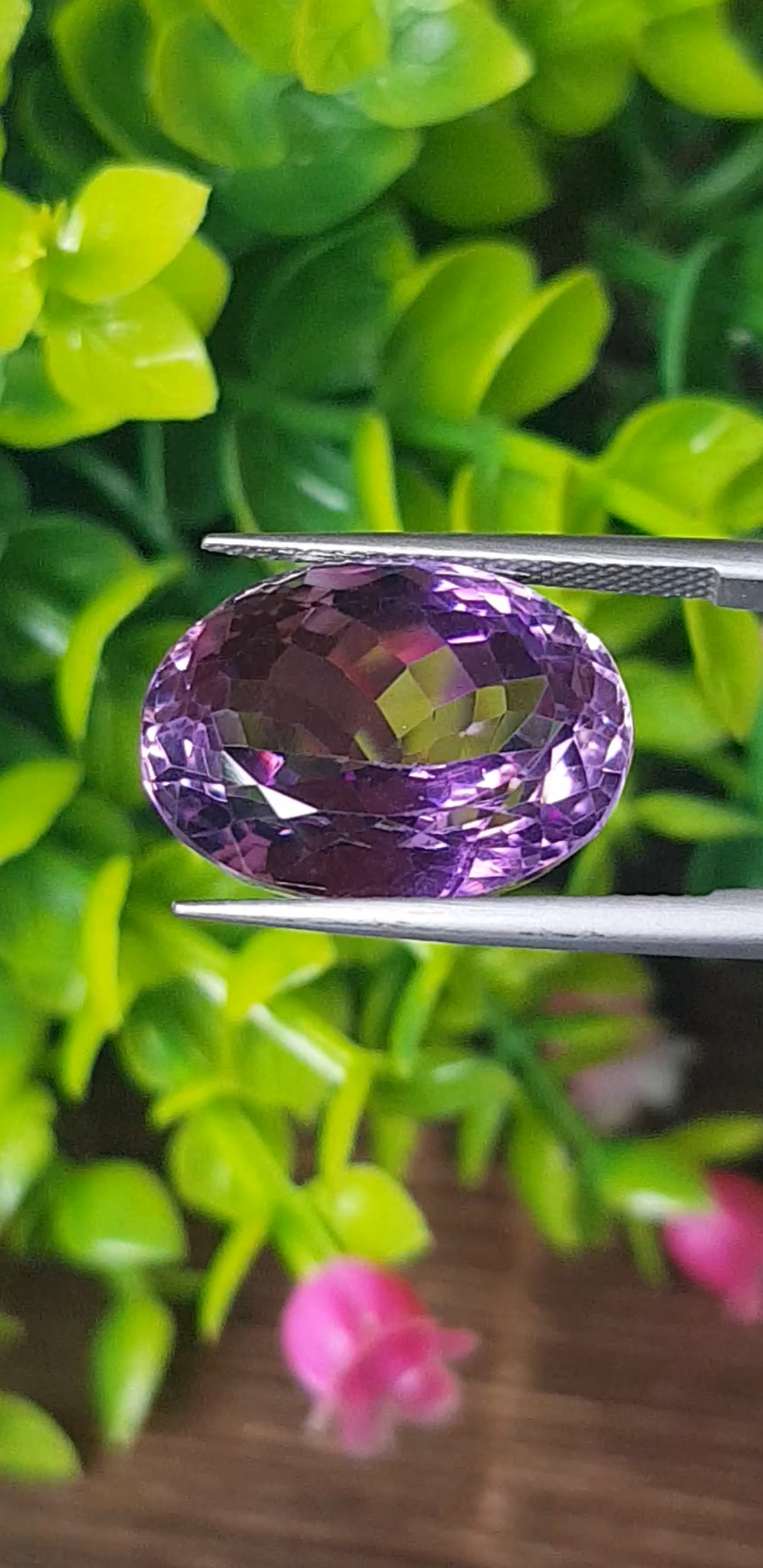 พลอย อเมทิส Amethyst 17.25 กะรัต (Cts.) พลอยแท้ อัญมณีมงคลประจําวันเกิด เครื่องประดับพลอย