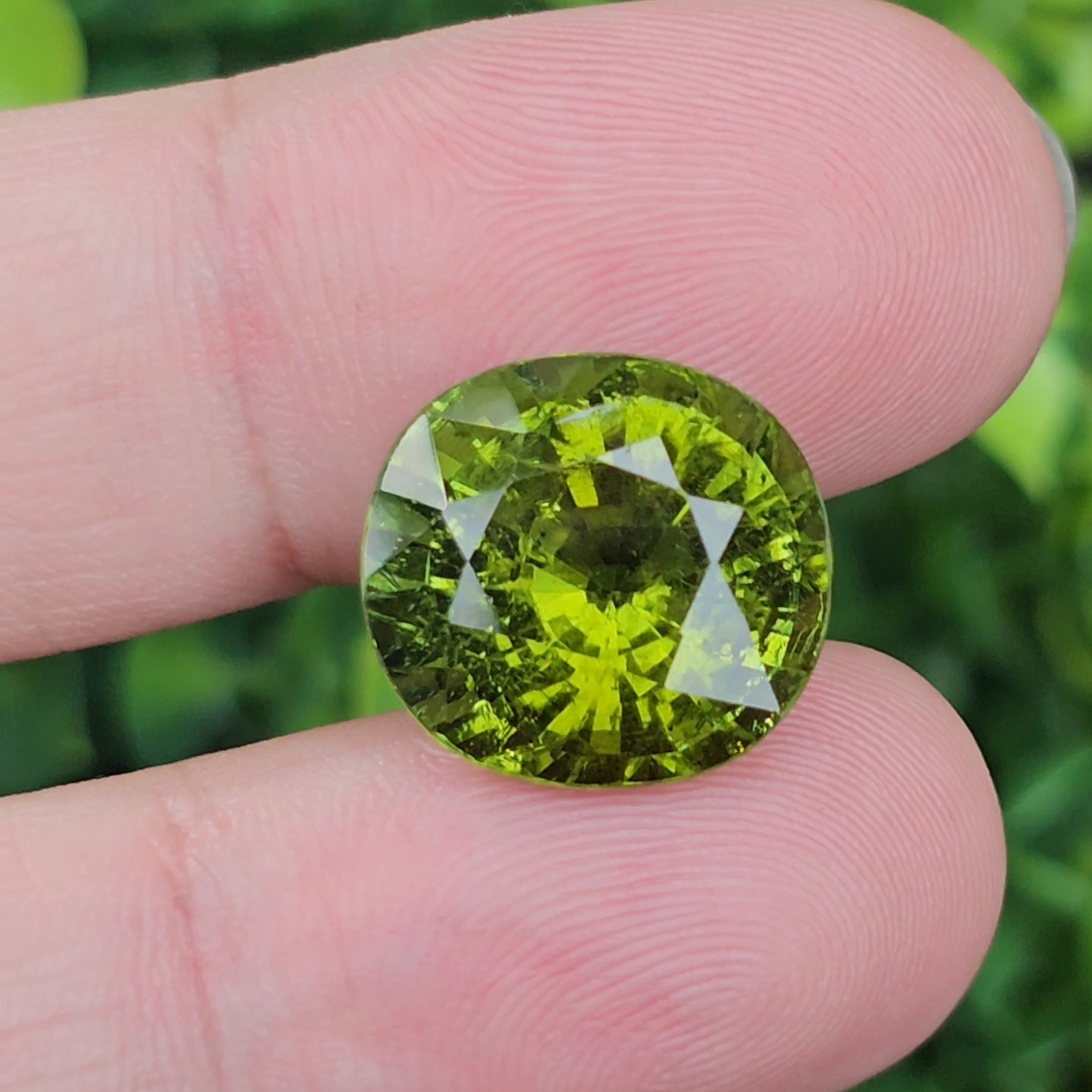 พลอย ทัวร์มาลีน Tourmaline 13.77 กะรัต (Cts.) พลอยแท้อัญมณีมงคล ประจําวันเกิด เครื่องประดับพลอย