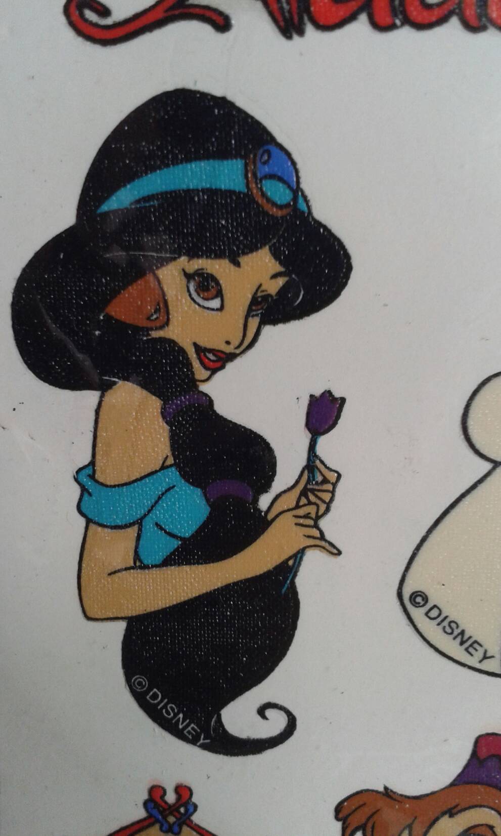 Magic Sticker,Disney's character, Aladdin เมจิก สติ๊กเกอร์ จากดิสนีย์ ลาย อาละดิน