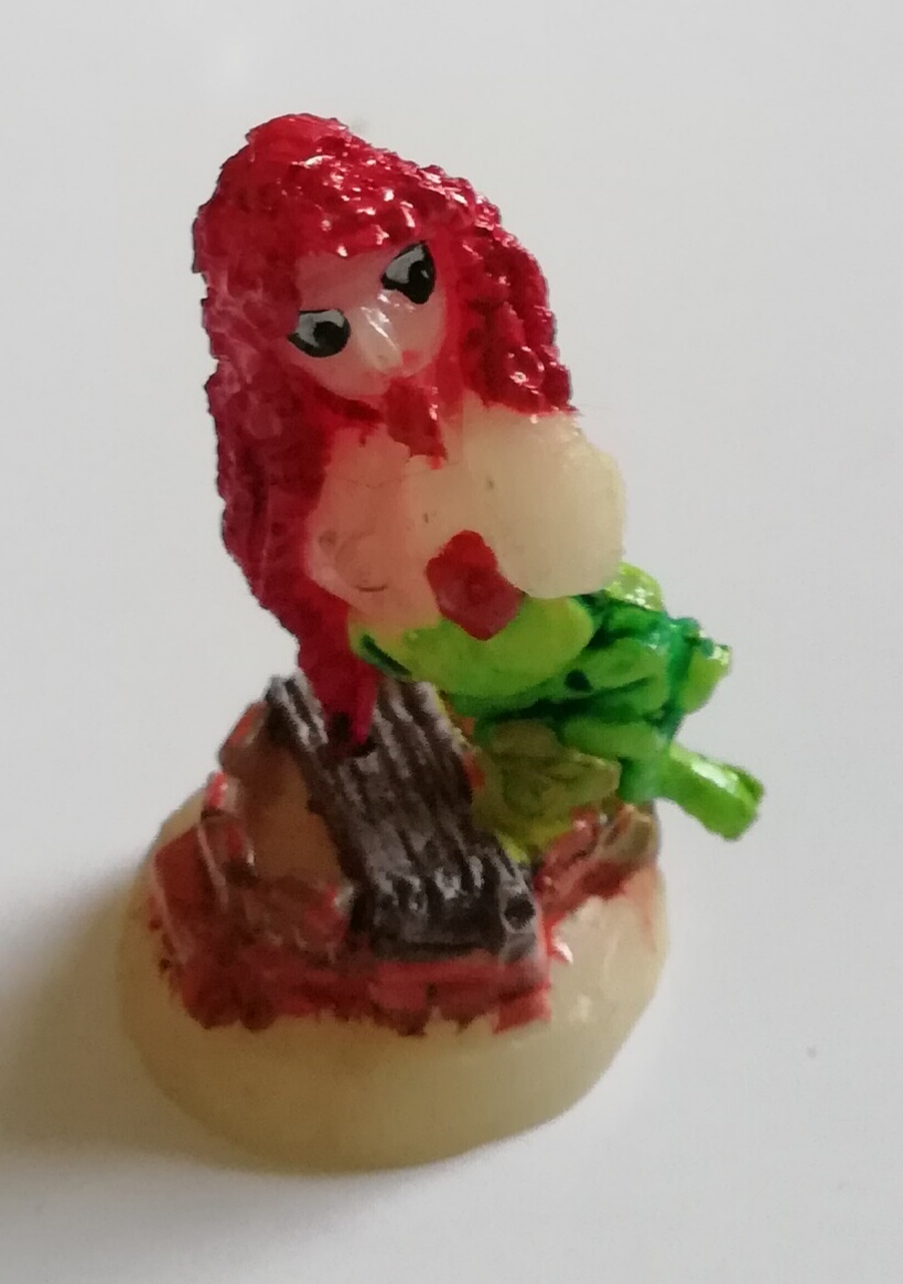 โมเดลแฮนด์เมด ซีรีย์ ผีกระสือ พร้อมฐาน, Thailand handmade toy, ghost model, Christmas serie, glow in the dark base