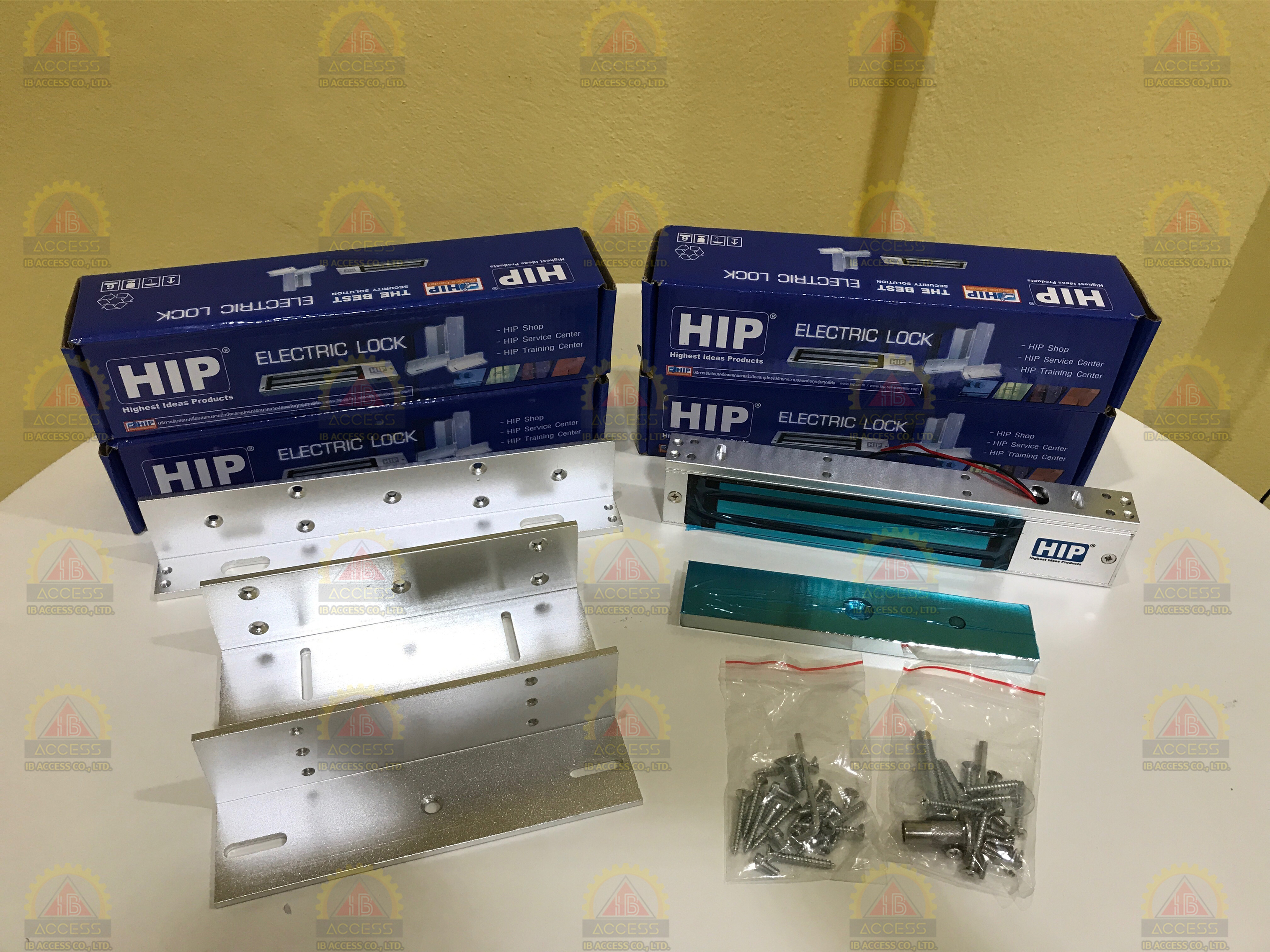 Magnetic Lock 600lbs. พร้อม LZ Bracket ยี่ห้อ HIP