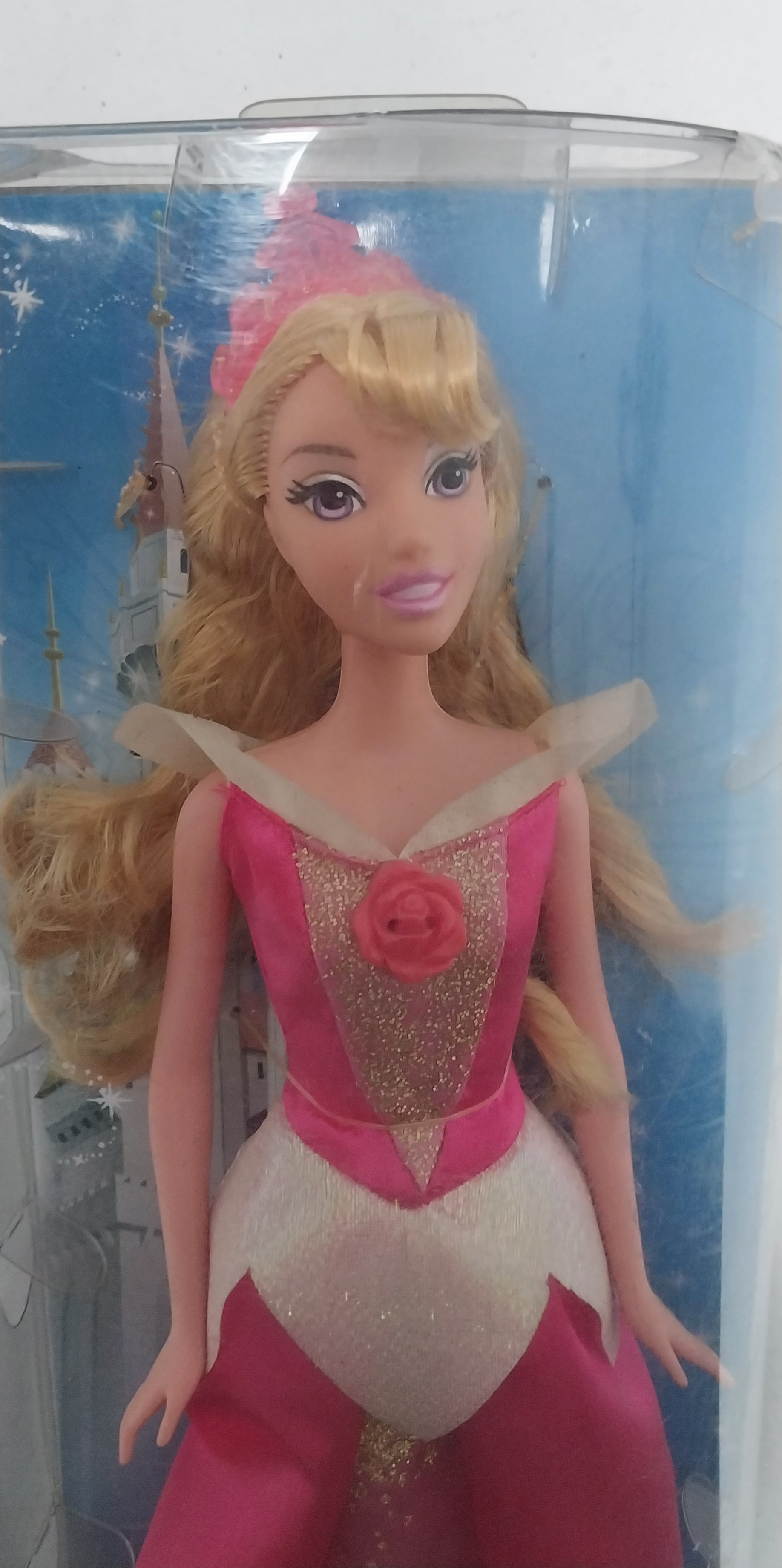 ตุ๊กตาเจ้าหญิงดิสนีย์ เจ้าหญิงนิทรา เจ้าหญิงออโรร่า Sleeping Beauty งานเก่าในกล่อง ไม่เคยแกะ ของแท้แมทเทล