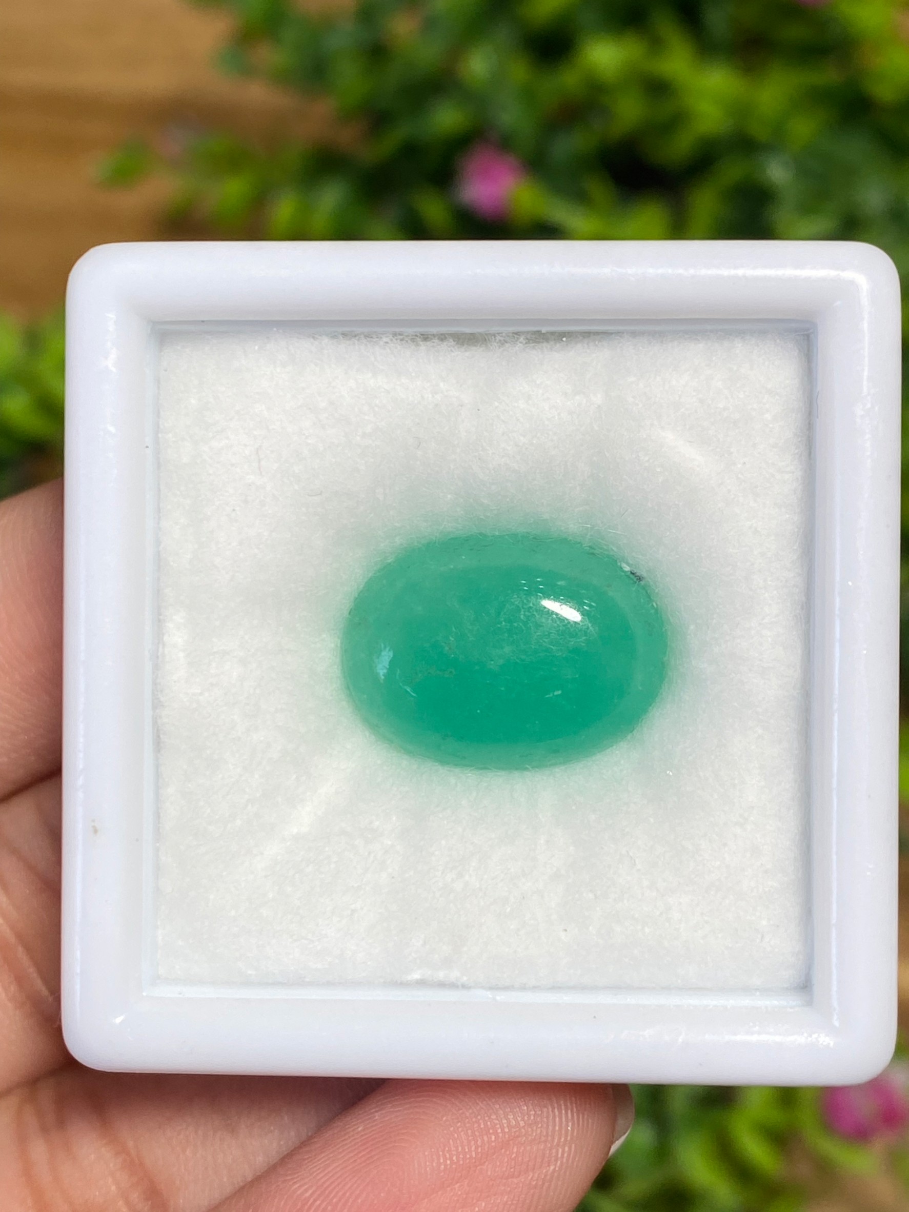 พลอย มรกต โคลัมเบีย Colombian Emerald 9.81 กะรัต (Cts.) พร้อมใบเซอร์ พลอยแท้ อัญมณีมงคลประจําวันเกิด เครื่องประดับพลอย