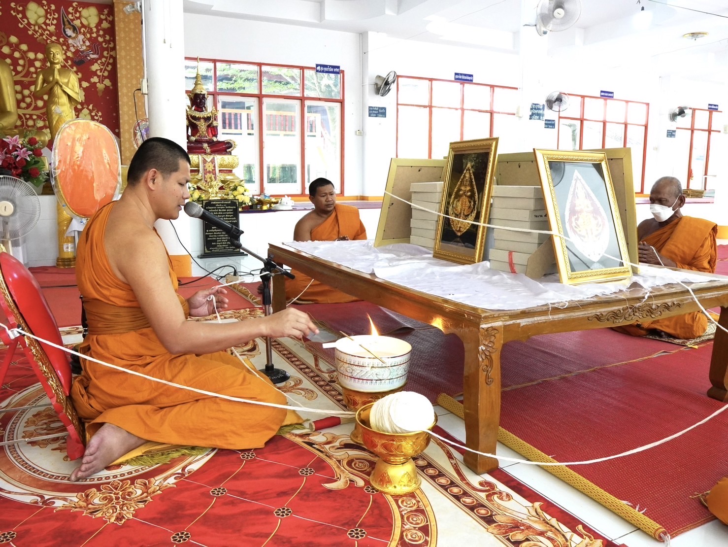 ท้าวเวสสุวรรณโณ รุ่น สัตตะอริยทรัพย์ รหัส9 เนื้อบรอนซ์ชุบทองลงยาดำ