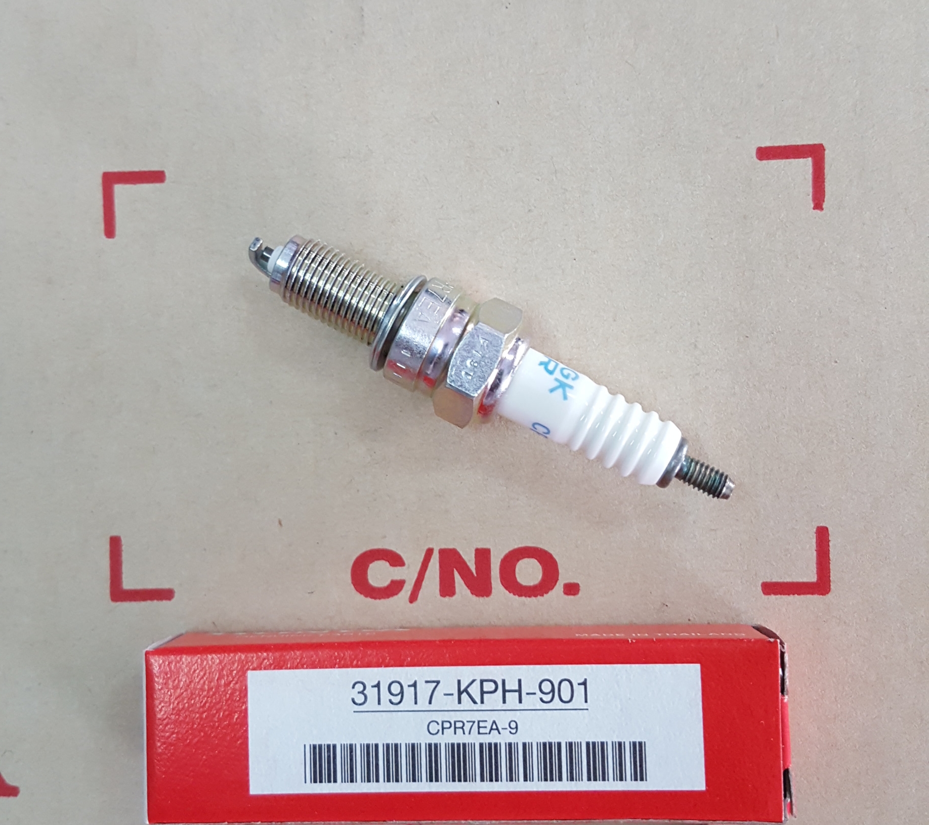 หัวเทียนCPR7EA-9 เวฟ125/PCX125-150/คลิก125ไอ
