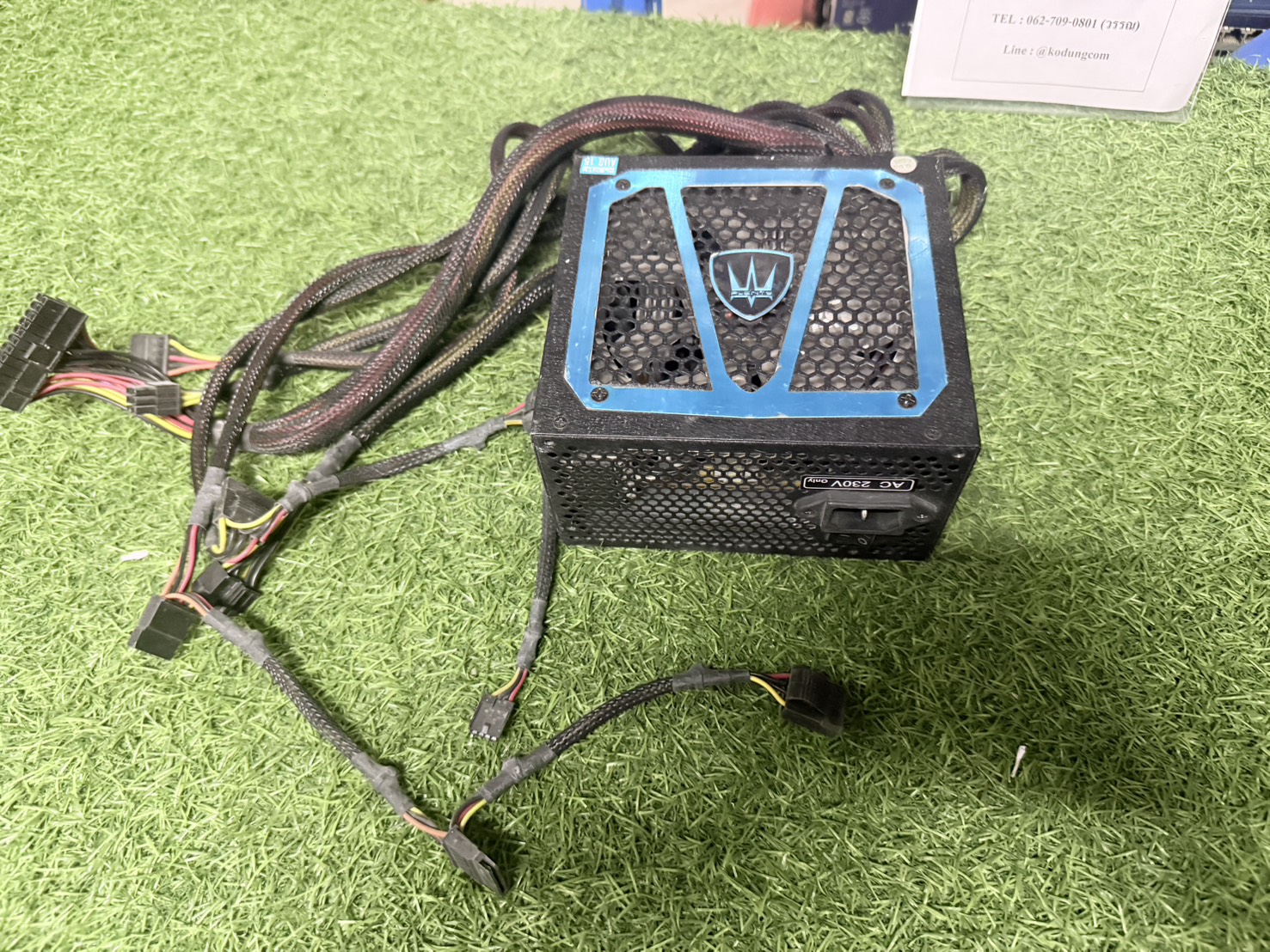 POWER SUPPLY PLENTY SUPER BLACK 3 - 550W สายตามรูป